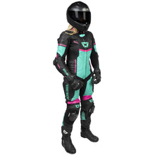 Cortech Women's Revo Sport Air 1-Piece Suit - Black/Teal_1384834