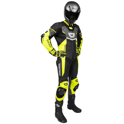 Cortech Men's Revo Sport Air 1-Piece Suit - Hi-Viz/Gunmetal_1384797