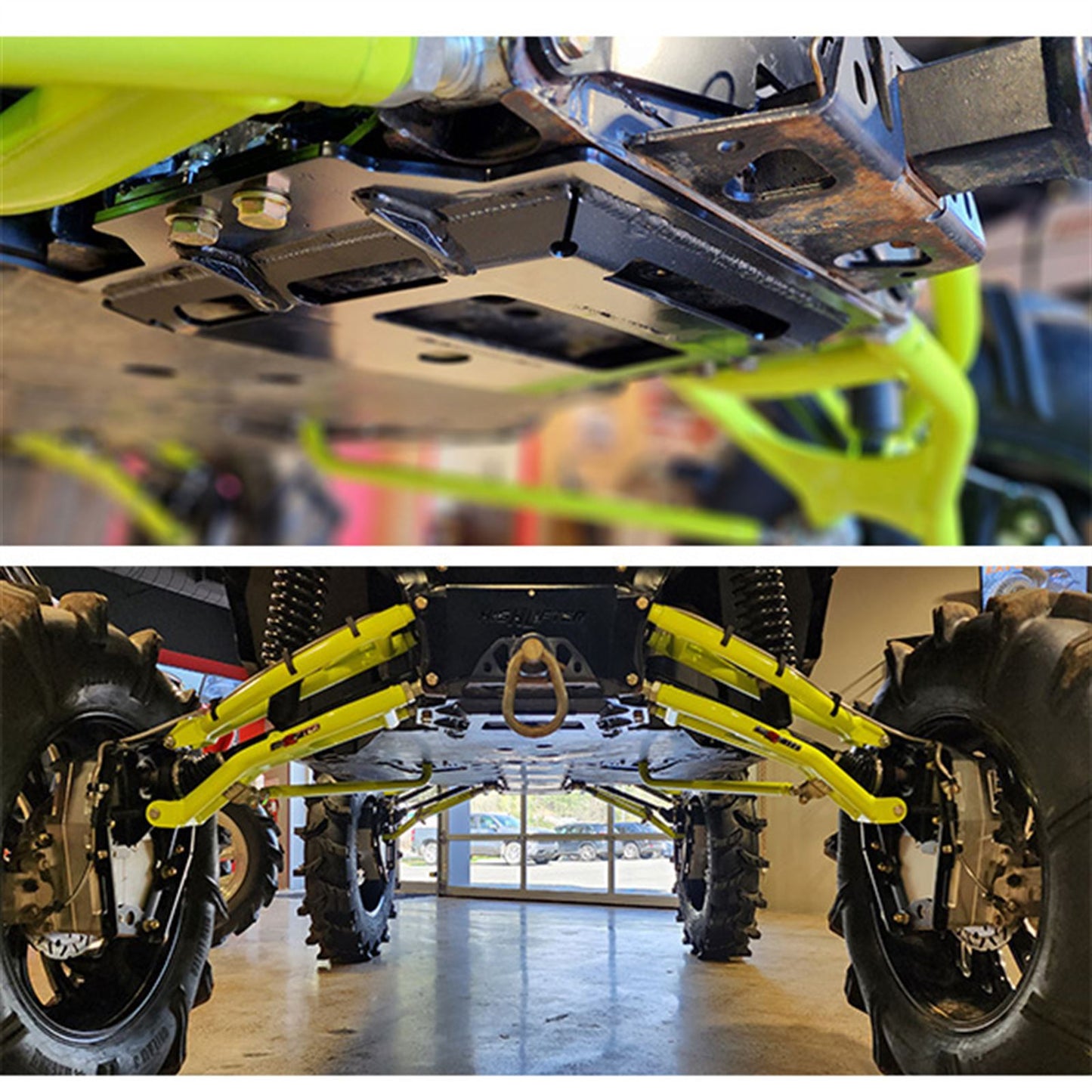 High Lifter Rear Frame Stiffener Sub-Frame Gusset Kit Can-Am Defender FS-C1D-R-01-B1_1554639