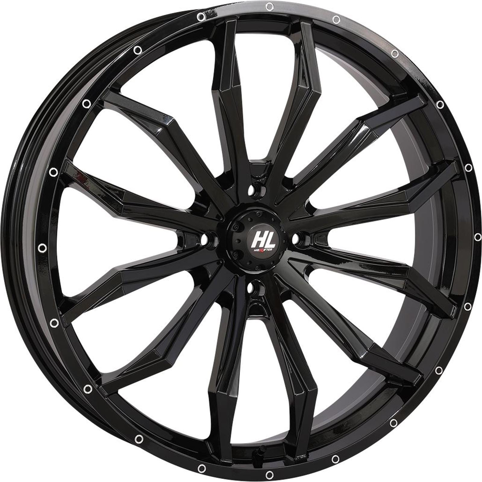 High Lifter HL21 Wheel - Front/Rear - Gloss Black - 24x7 - 4/156 - 4+3 (+10 mm) [MPN: OL2-32514]_1772080
