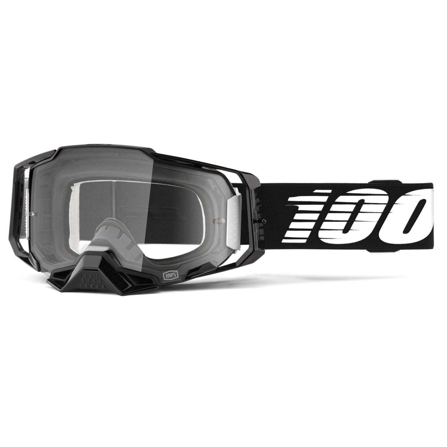 100% Armega Goggle - Black/Clear 50004-00030_1379747