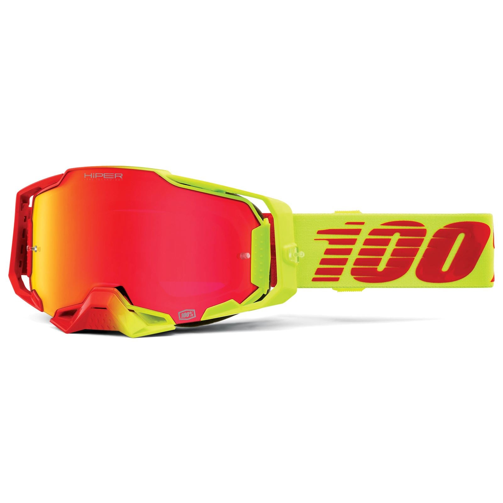 100% Armega Hiper Lens Goggles - Solaris - Hiper Red Mirror Lens 50003-00003_1372689