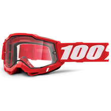 100% Accuri 2 - Enduro Moto - Neon Red/Clear 50015-00005_1379460