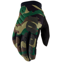 100% Brisker Gloves - Camo/Black - Medium 10003-00006_1375111
