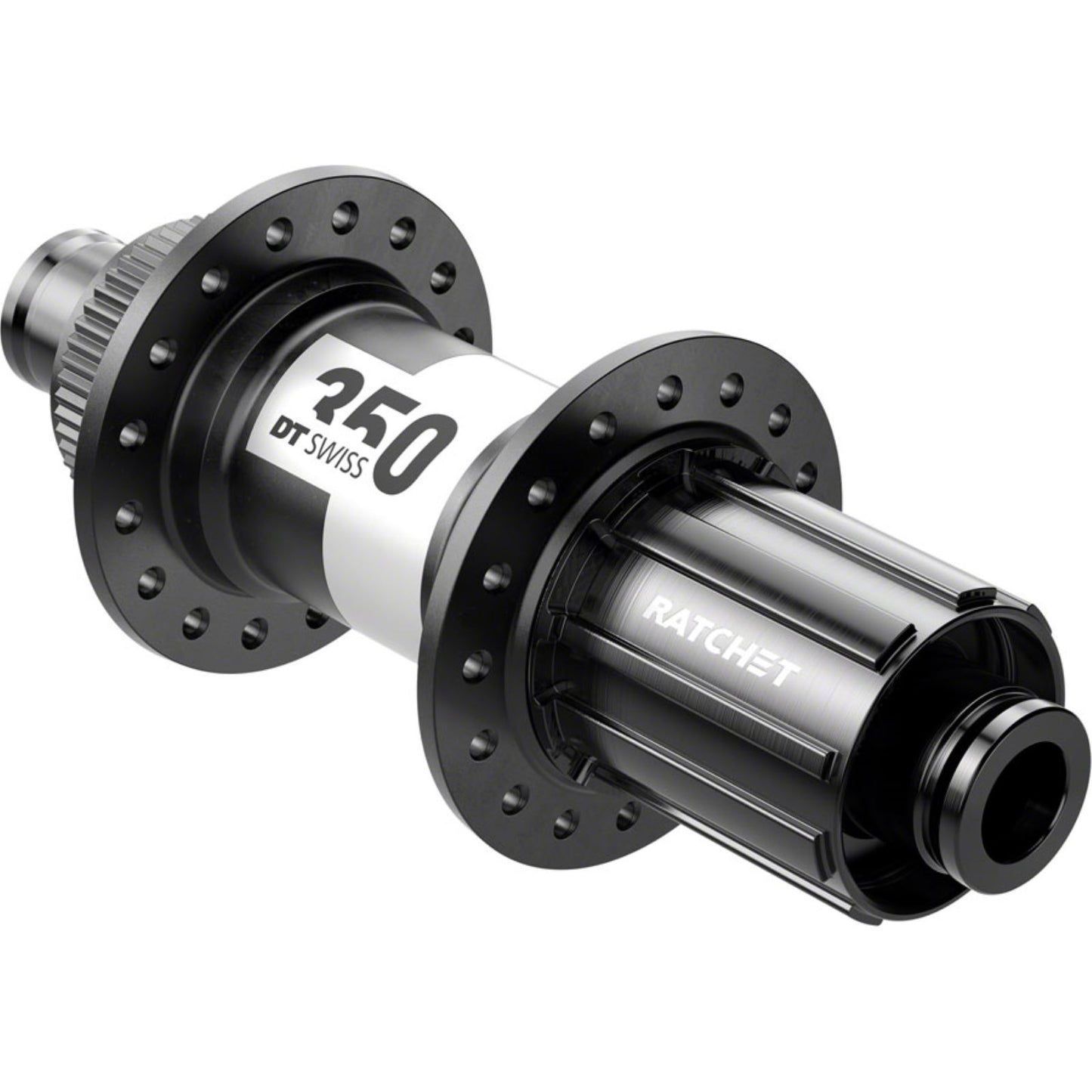 DT Swiss 350 Rear Hub - 12 x 142mm, Center-Lock, HG11 Road, Black, 24H [MPN: H350NCDIR24SA6771S]_1338711