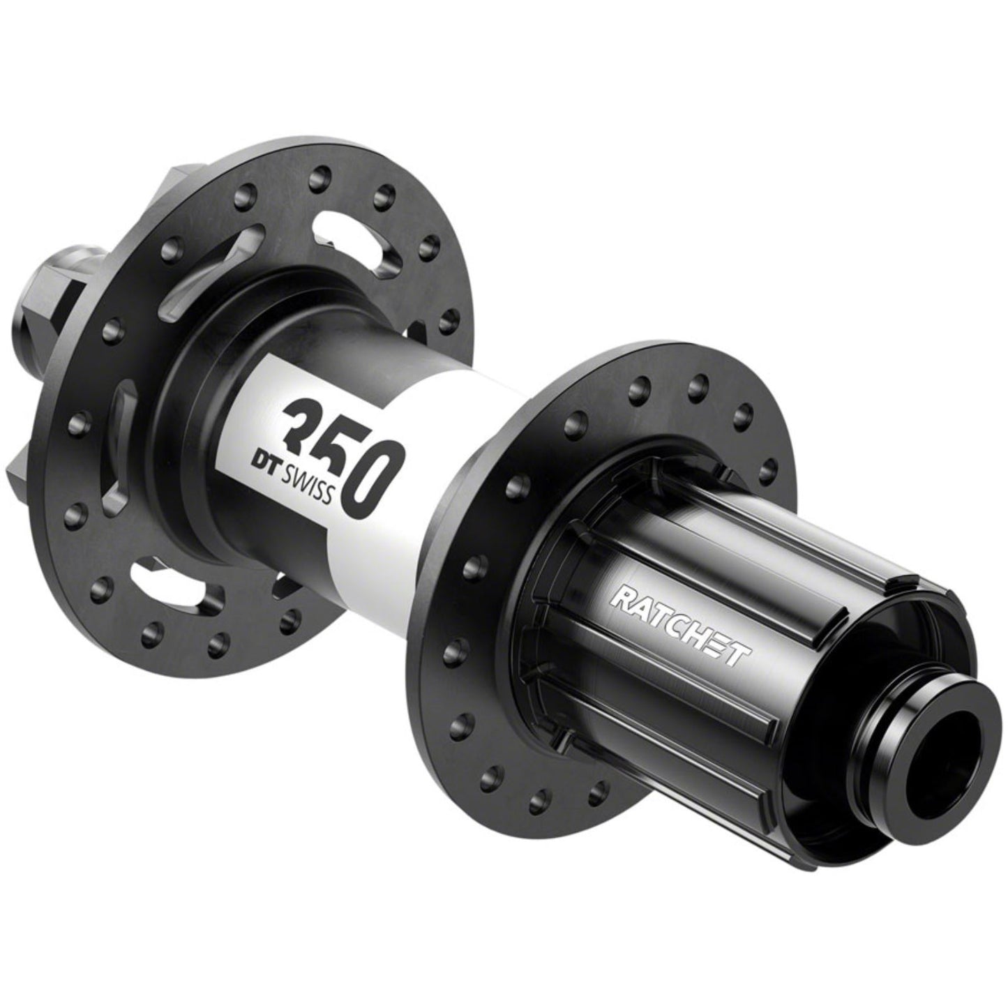 DT Swiss 350 Rear Hub - 12 x 148mm, 6-Bolt, HG11 MTN, Black, 28H [MPN: H350TDDBR28SA0482S]_1338673