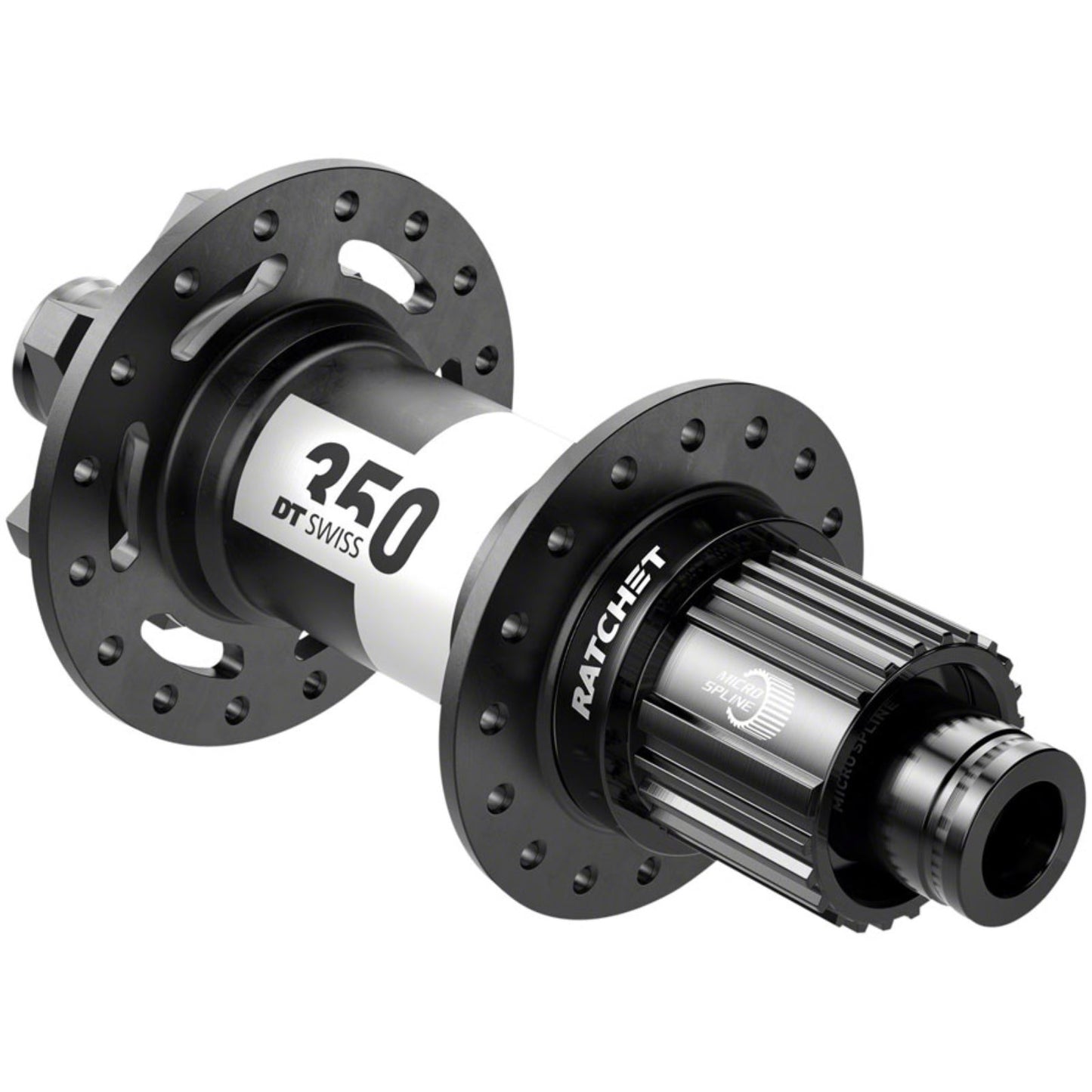 DT Swiss 350 Rear Hub - 12 x 148mm, 6-Bolt, Black, 32H, 36pt [MPN: H350TDD2R32SA0479S]_1338675