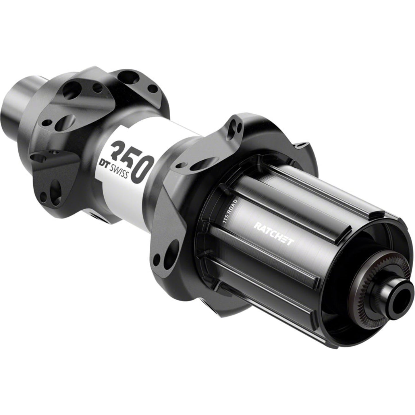 DT Swiss 350 Rear Hub - QR x 130mm, Rim Brake, HG11 Road, Black, 24H [MPN: H35PHRQIR24SA6746S]_1338682