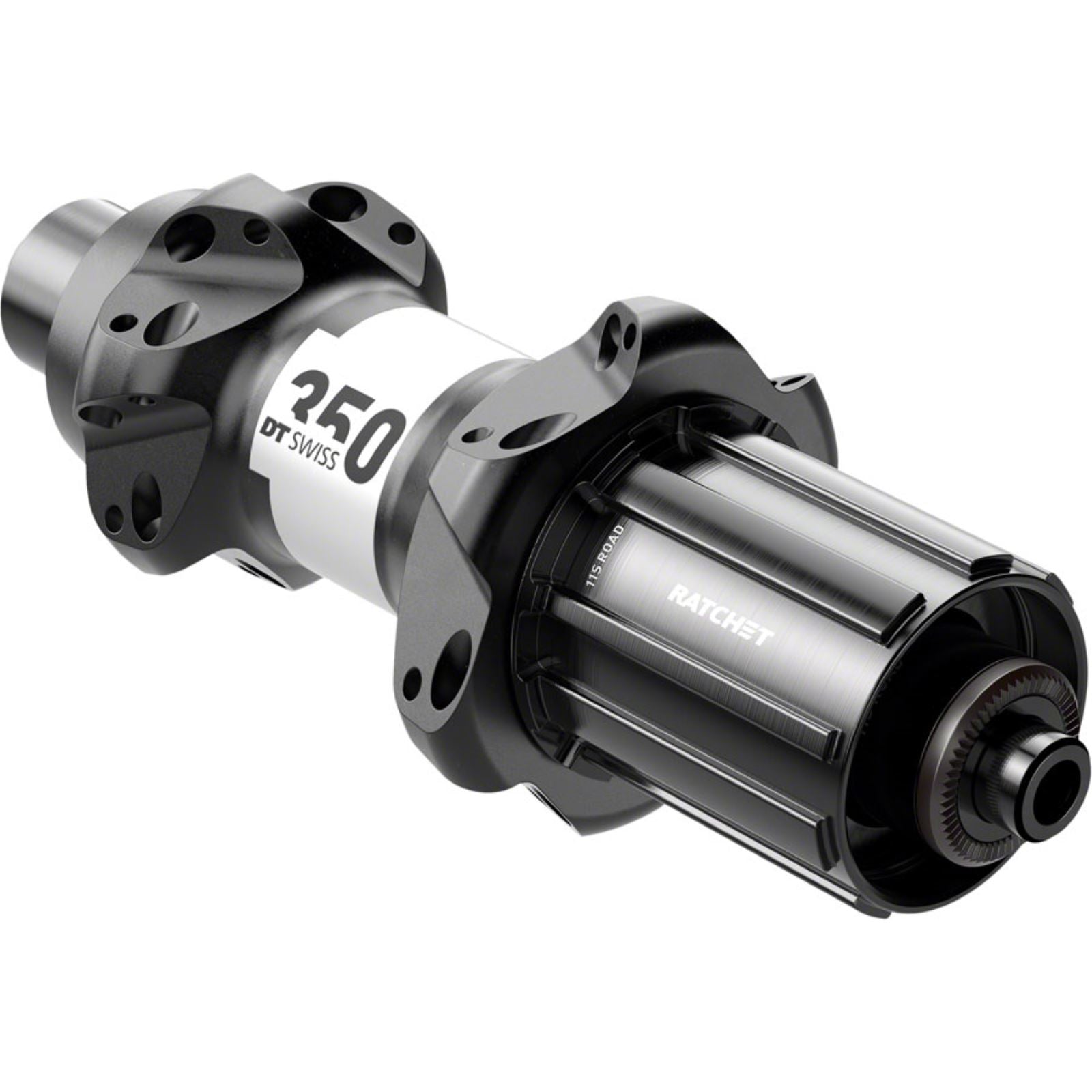 DT Swiss 350 Rear Hub - QR x 130mm, Rim Brake, HG11 Road, Black, 24H [MPN: H35PHRQIR24SA6746S]_1338682