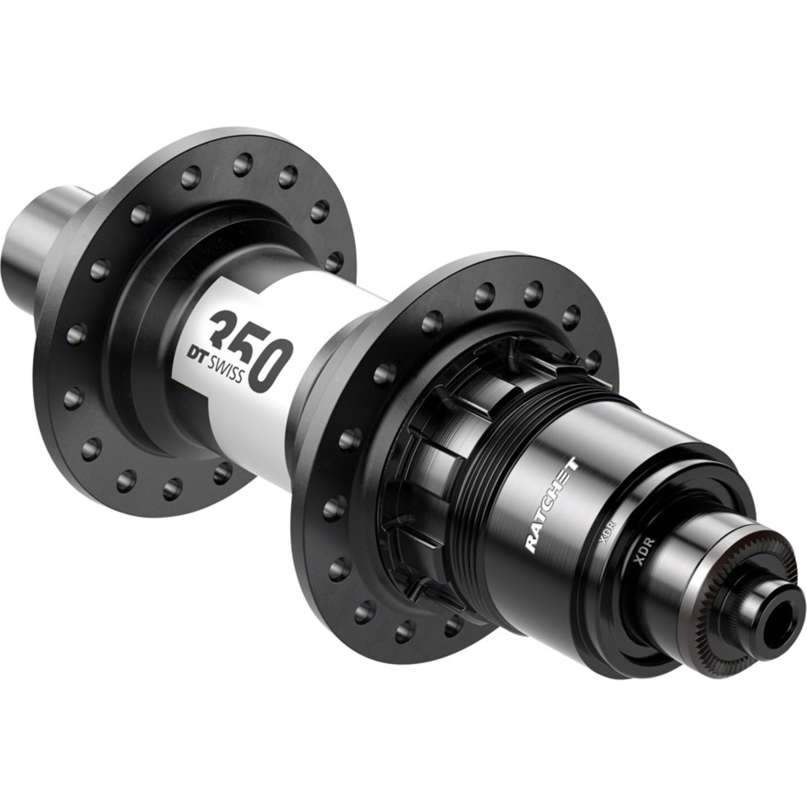 DT Swiss 350 Rear Hub - QR x 130mm, Rim Brake, XDR, Black, 24H [MPN: H350HRQ1R24SA7345S]_1338739