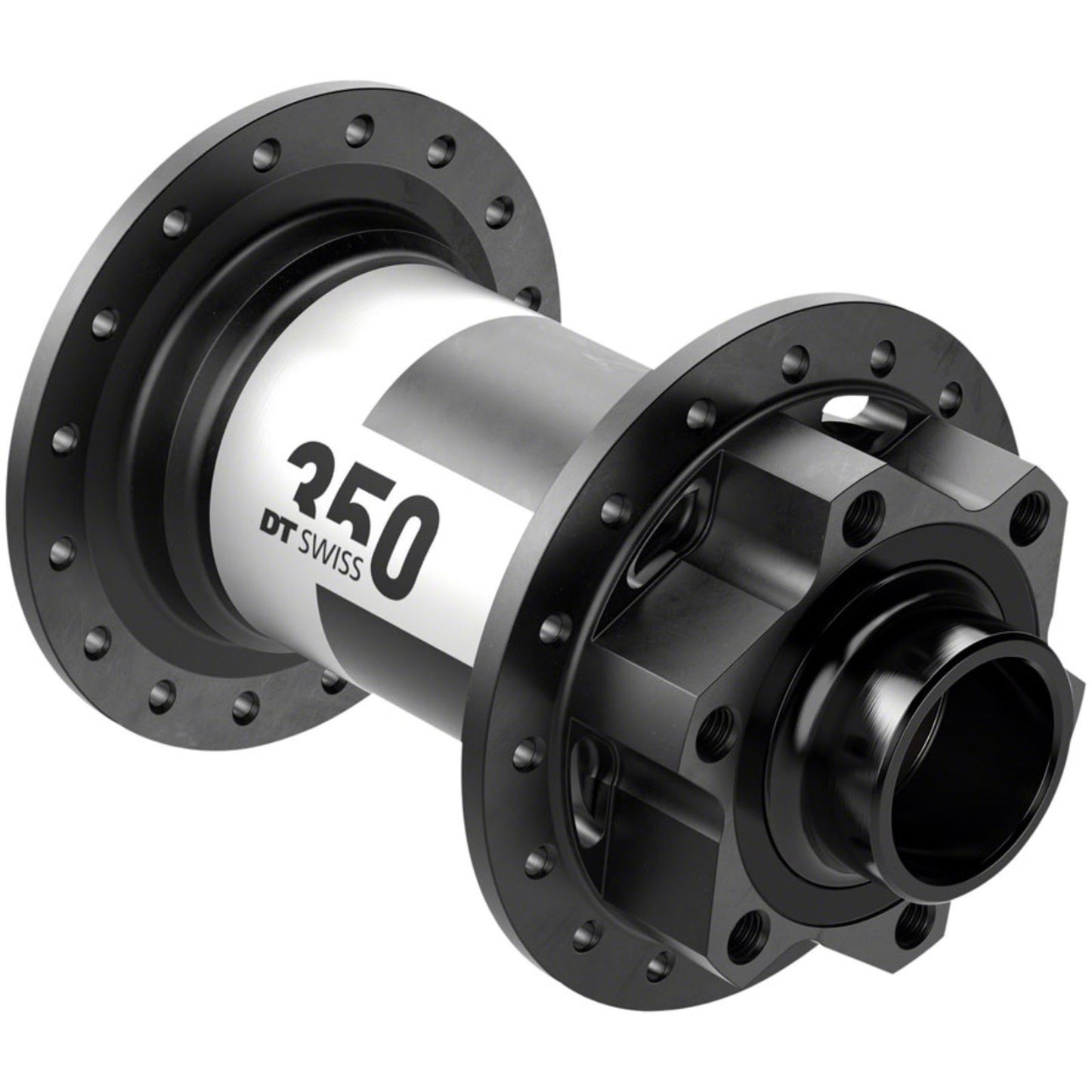 DT Swiss 350 Front Hub - 20 x 110mm, 6-Bolt, Black, 32H [MPN: H350BDEXR32SA1137S]_1338716