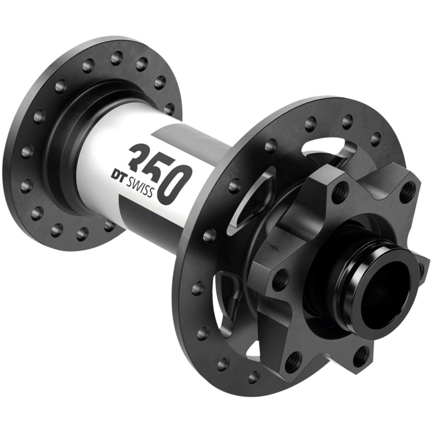 DT Swiss 350 Front Hub - 15 x 100mm, 6-Bolt, Black, 28H [MPN: H350ADIXR28SA9960S]_1338747