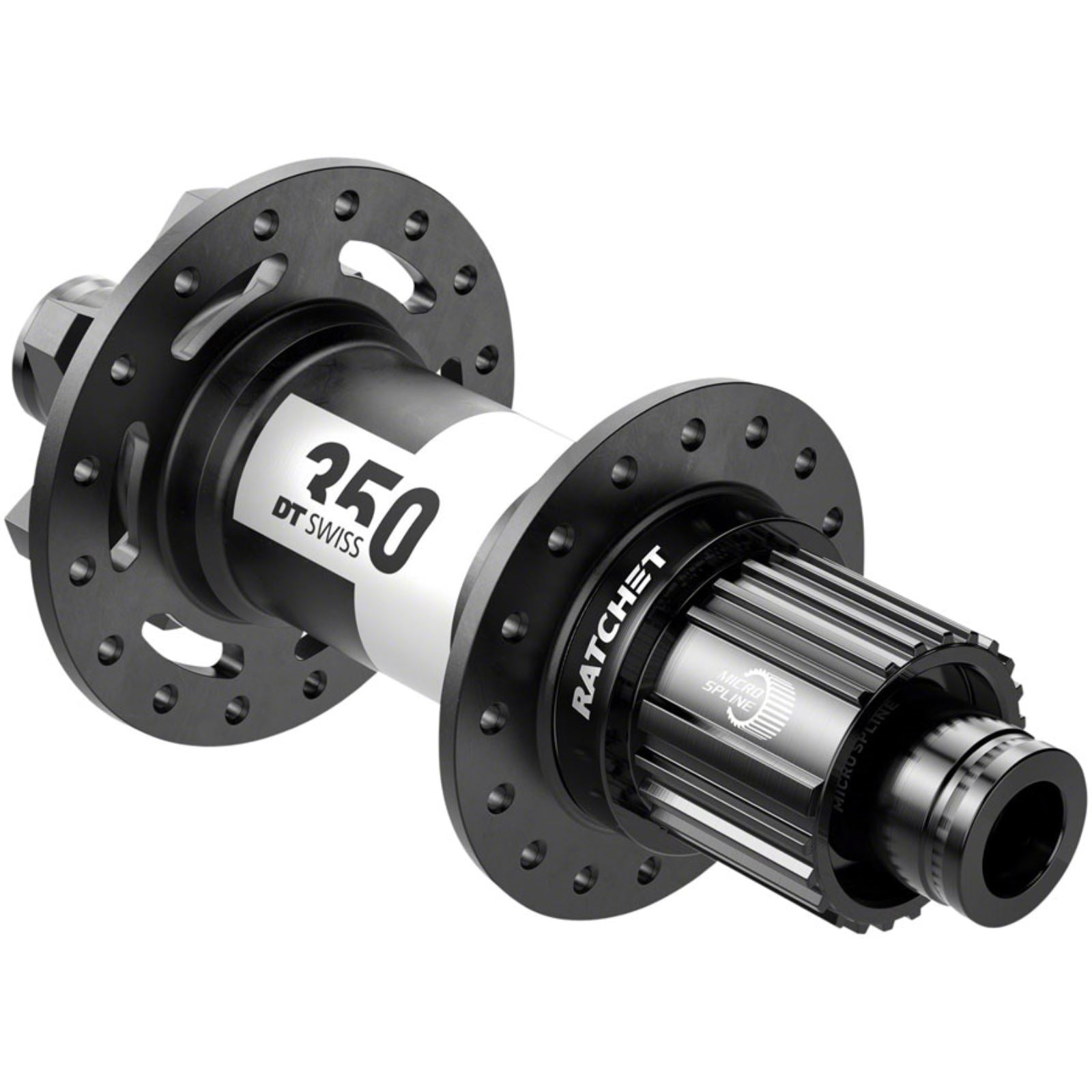 DT Swiss 350 Rear Hub - 12 x 157mm, 6-Bolt, Black, 32H, 36pt [MPN: H350ODD2R32SA2440S]_1338749