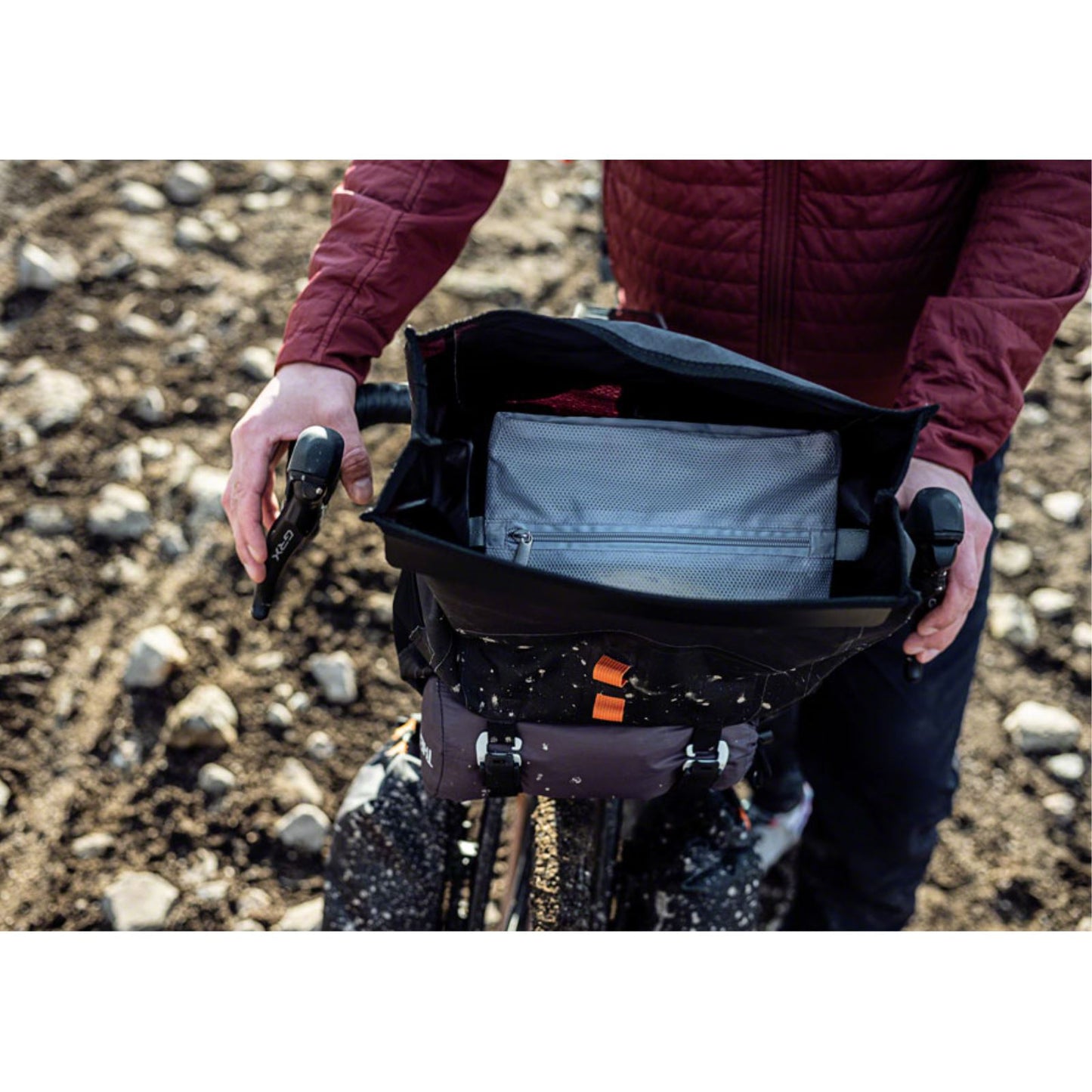 Ortlieb Quick Release Handlebar Pack Inner Organizer Pocket - Gray [MPN: F9924]_1338733