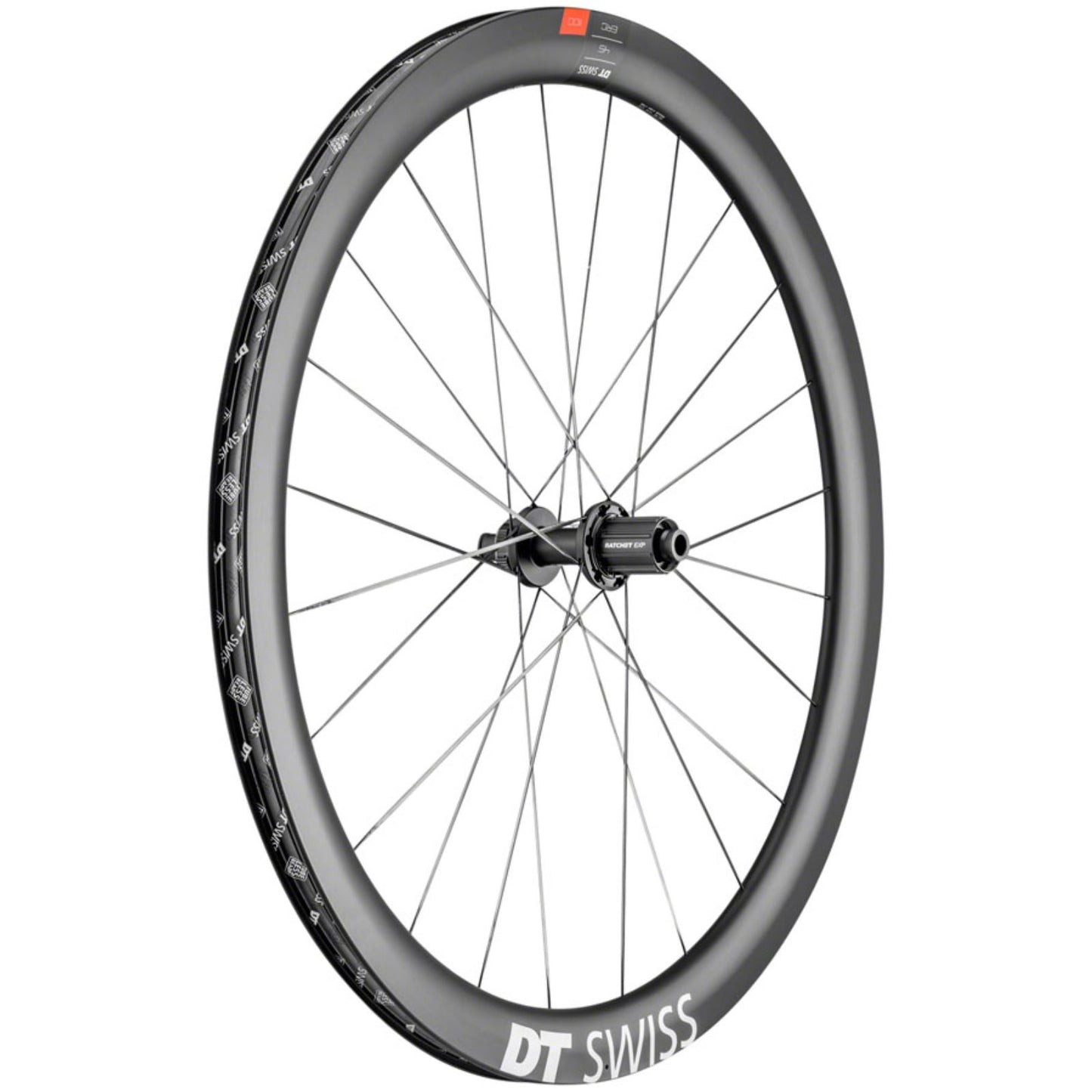 DT Swiss ERC 1100 DiCut 45 Rear Wheel - 700c, 12 x 142mm, Black [MPN: WERC110NIDJCA18207]_1338791