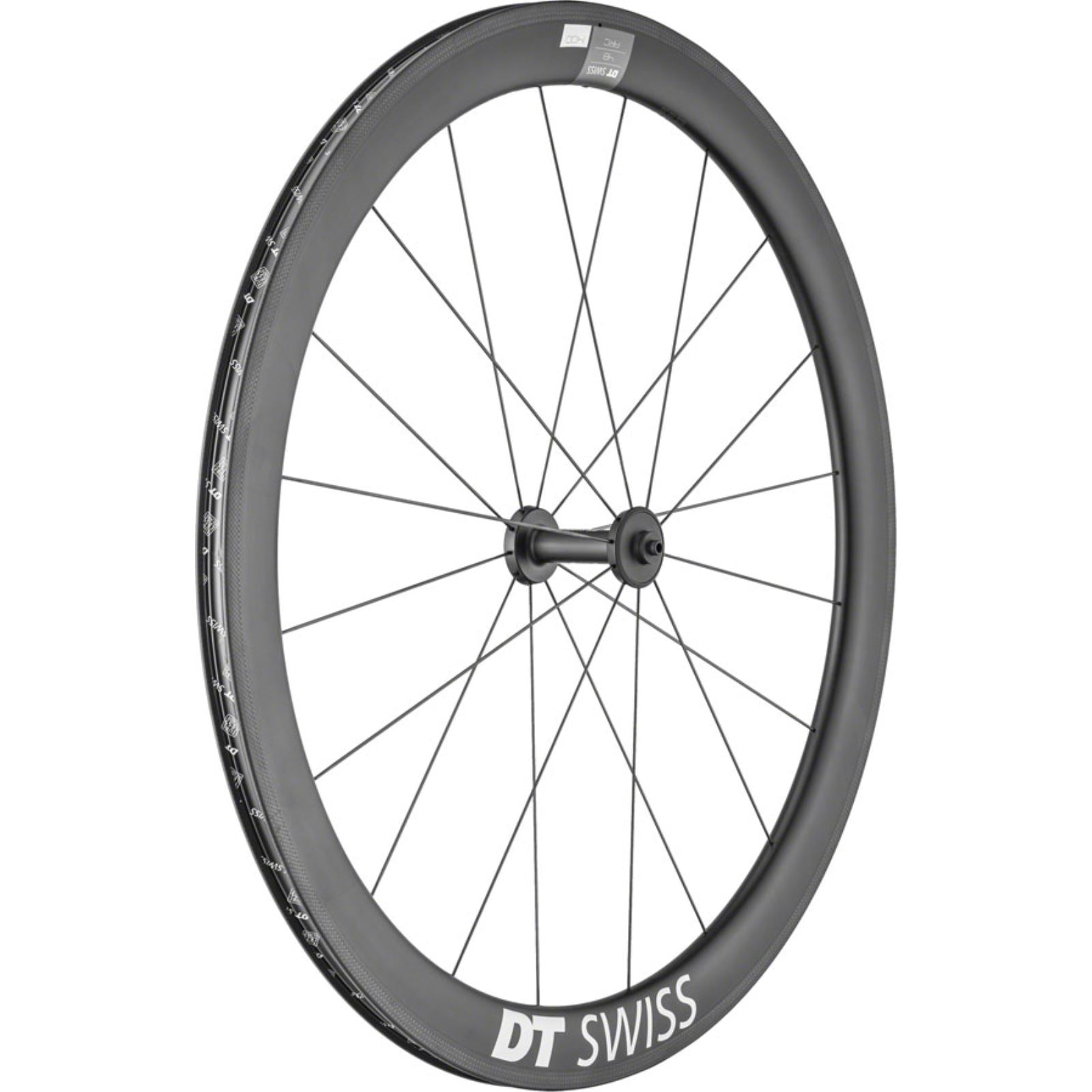 DT Swiss ARC 1400 DiCut 48 Front Wheel - 700c, QR x 100mm, Black [MPN: WARC140AAQXCA19328]_1338786
