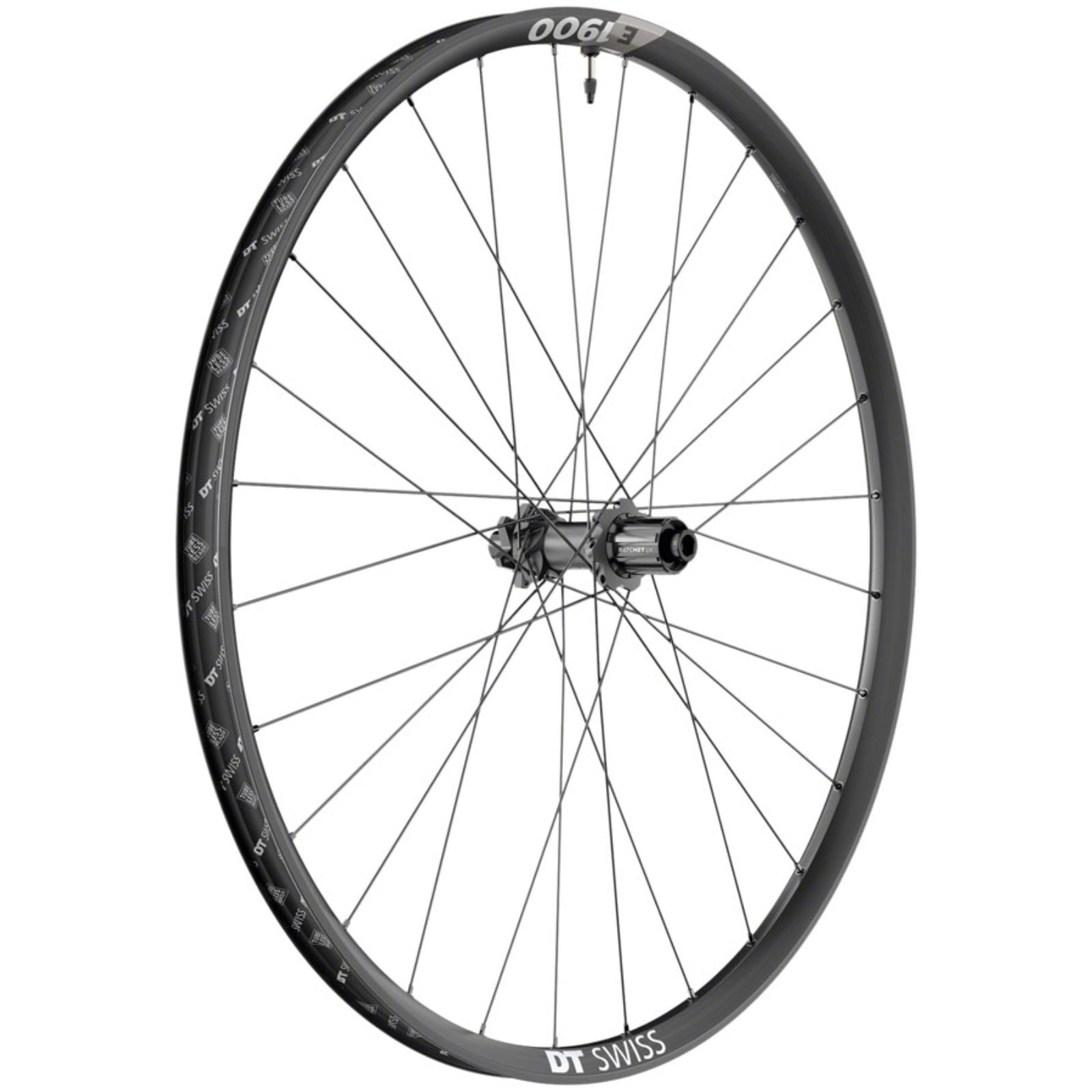 DT Swiss E 1900 Spline 30 Rear Wheel - 29", 6-Bolt, HG 11 MTN - Black [MPN: W0E1900TFDLSA18821]_1338849