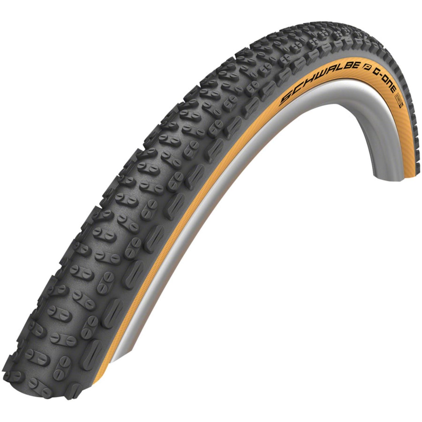 Schwalbe G-One Ultrabite Tire - 700 x 38, Tubeless, Folding, Classic-Skin 11654067.02_1338978