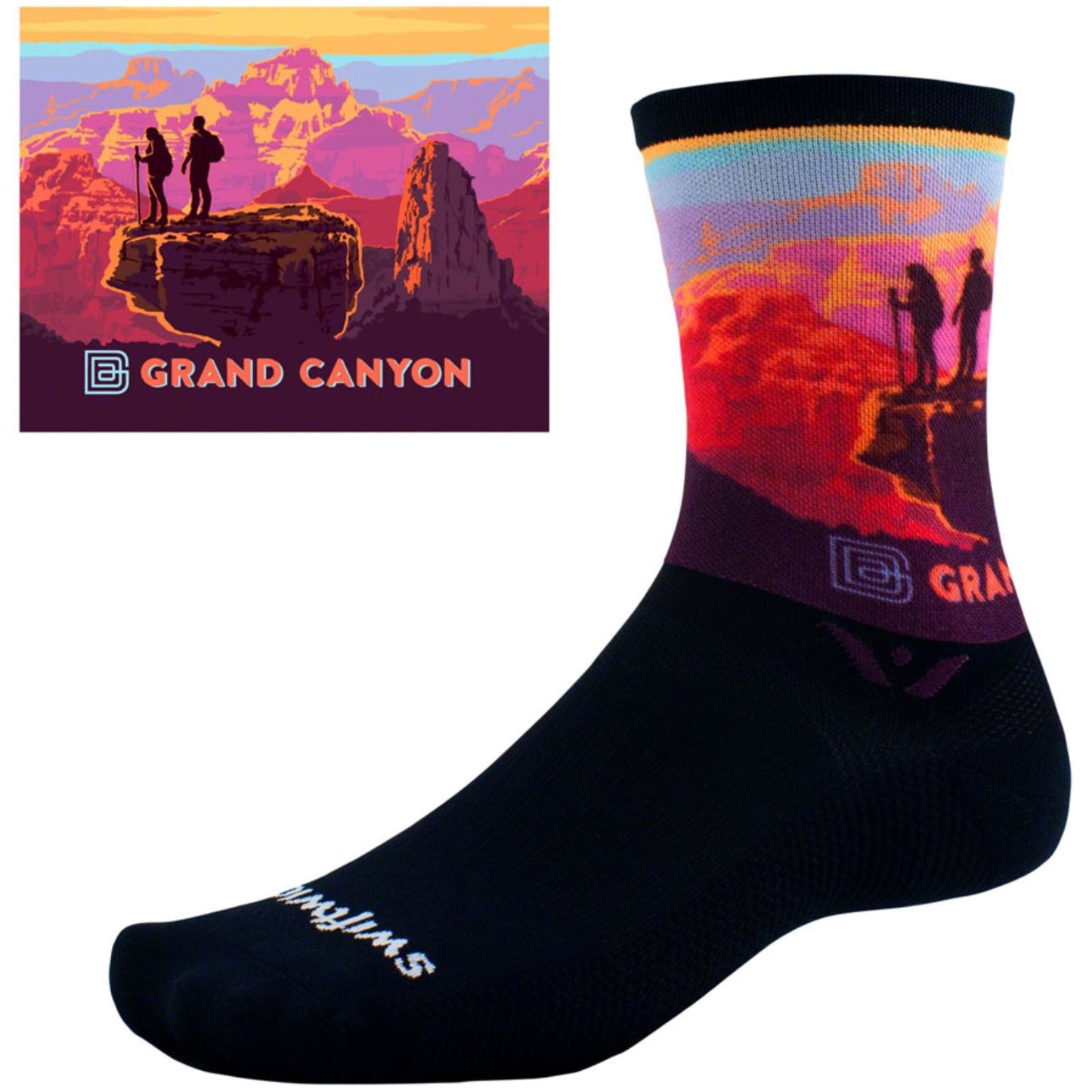 Swiftwick Vision Six Impression National Park Socks_1339182