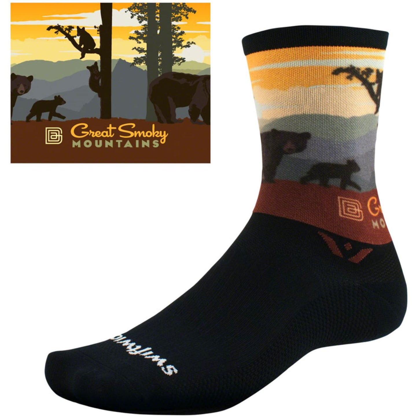 Swiftwick Vision Six Impression National Park Socks_1339215