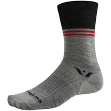 Swiftwick Pursuit Seven Ultralight Socks - 7 inch - Block Stripe Charcoal_1339261