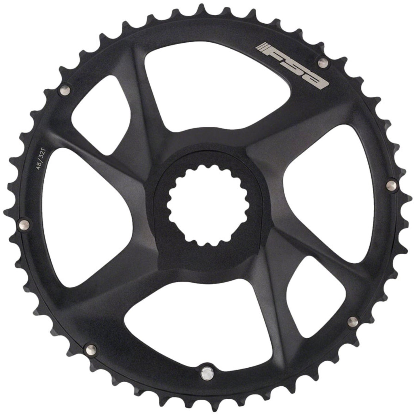 Full Speed Ahead Energy Modular Direct Mount Chainring - 48T Outer Ring, Black [MPN: 370-0092004050]_1340921