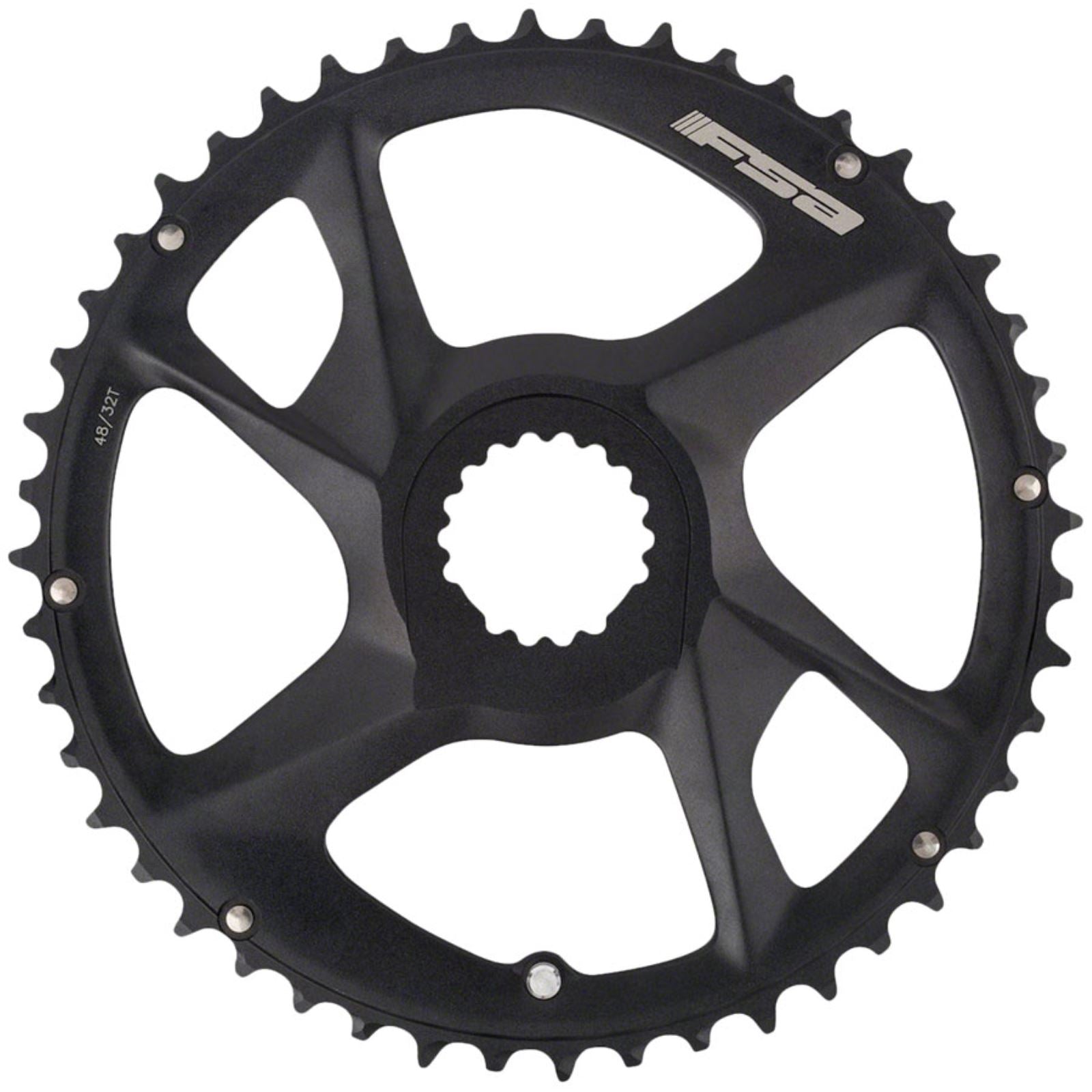 Full Speed Ahead Energy Modular Direct Mount Chainring - 48T Outer Ring, Black [MPN: 370-0092004050]_1340921