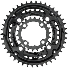 Samox 304ASS Chainring Set - 44/32/22t, 104/64 BCD, Aluminum Outer Ring, Black [MPN: 304ASS]_1341275