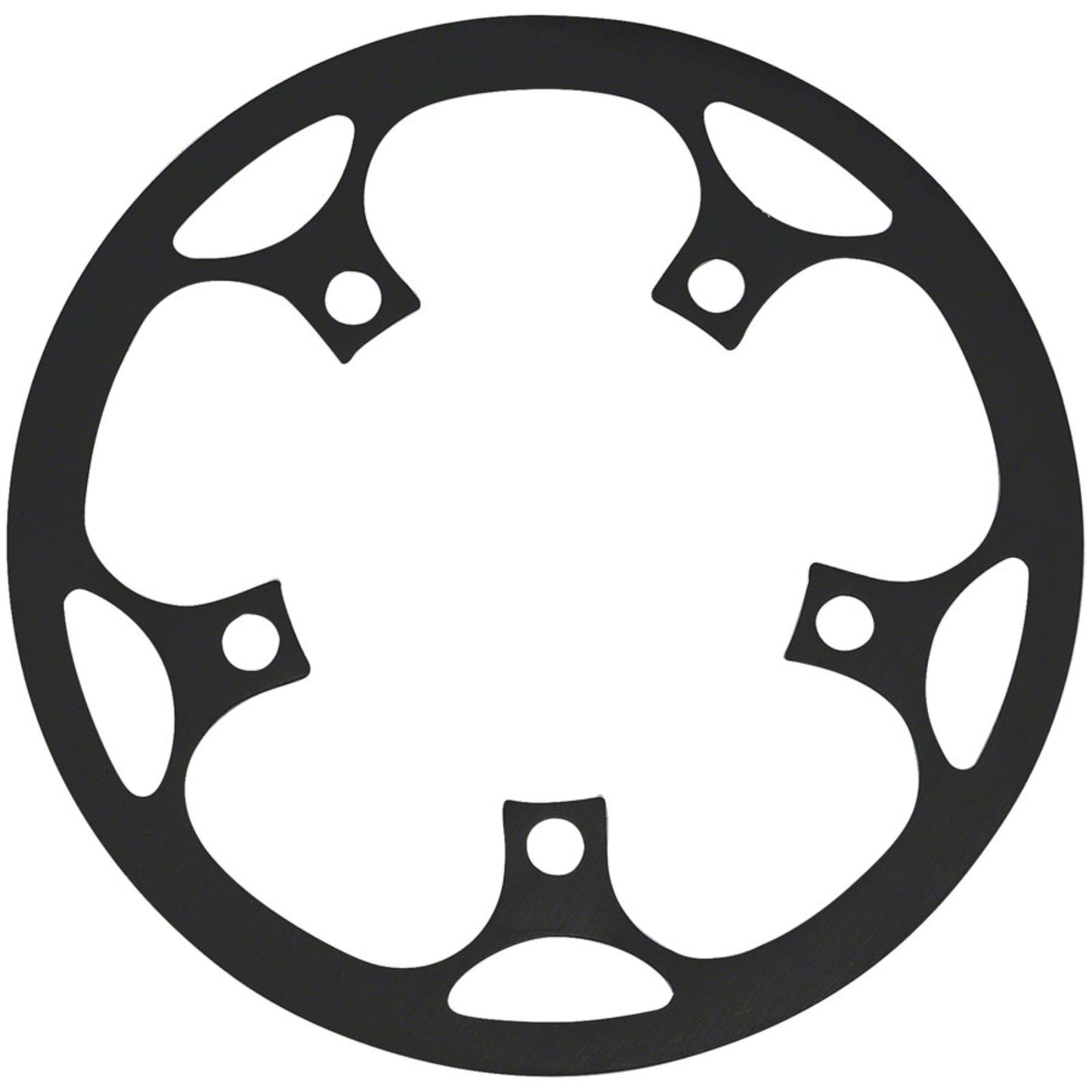 Samox BG22 Chainring Guard/Guide - For 36-46t, 110 BCD, Aluminum, Black [MPN: BG22]_1341405