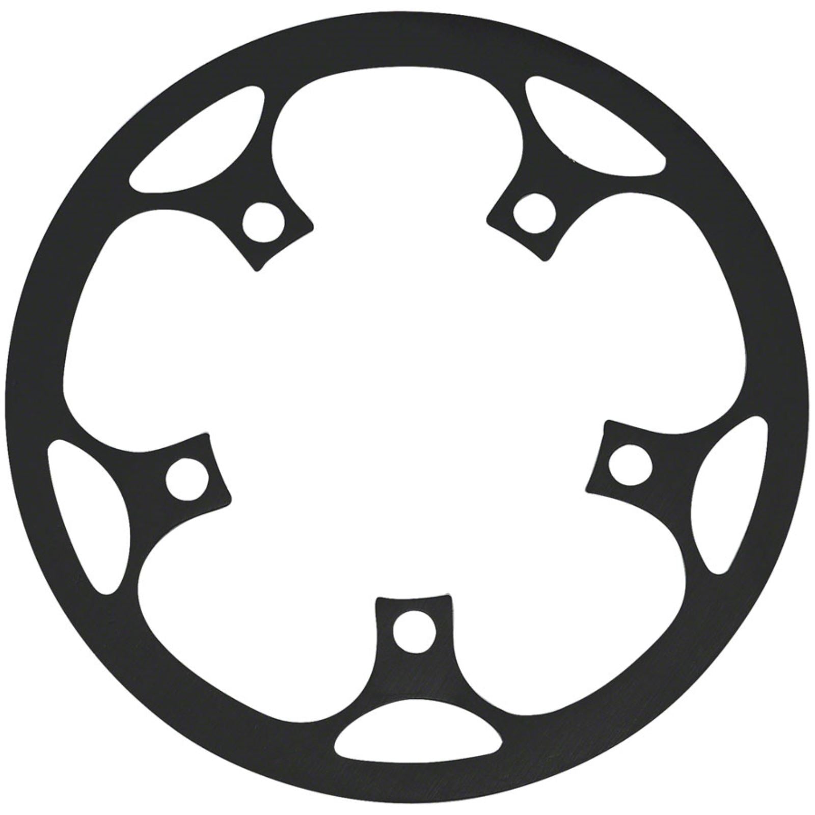 Samox BG22 Chainring Guard/Guide - For 36-46t, 110 BCD, Aluminum, Black [MPN: BG22]_1341405