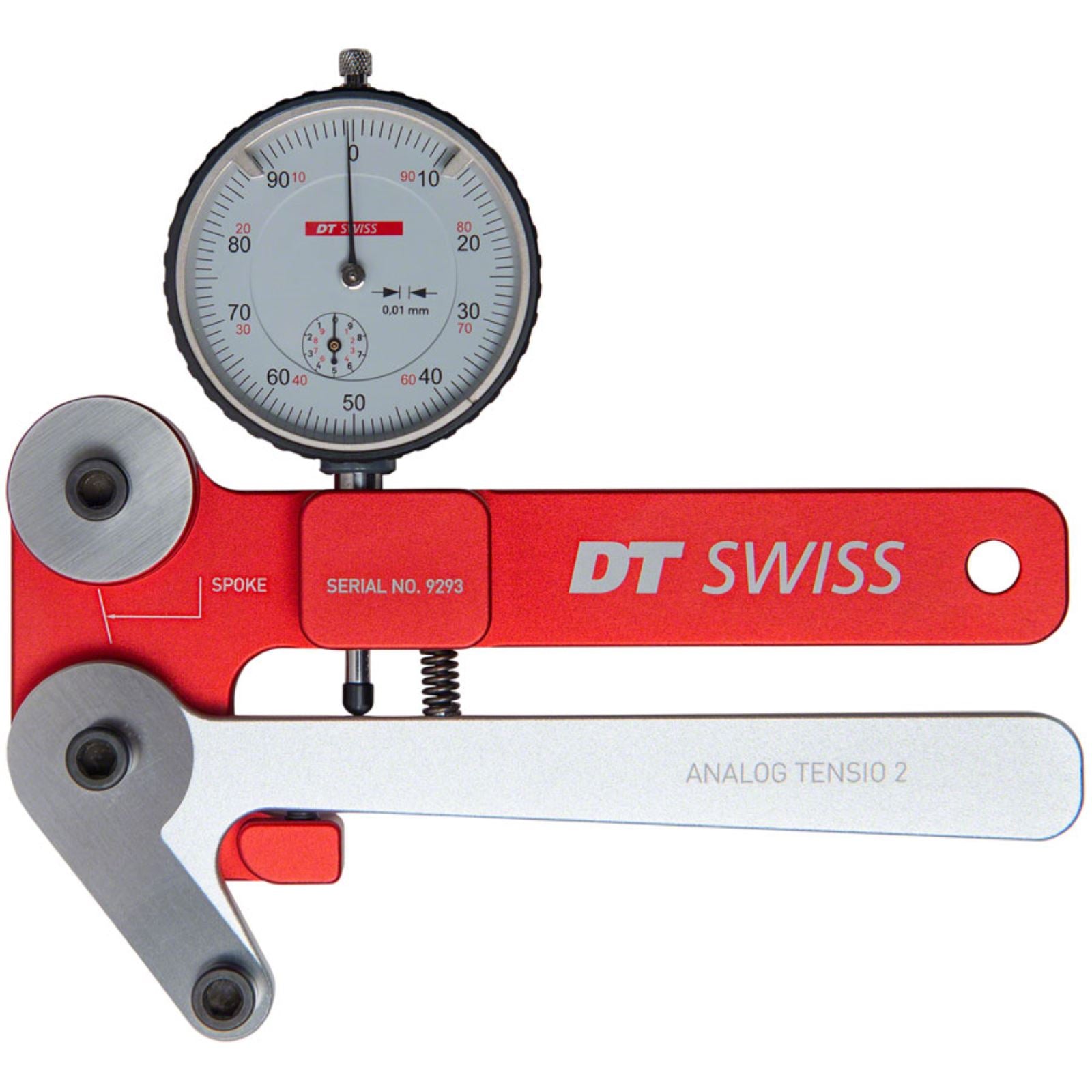 DT Swiss Analog Spoke Tensiometer - Red/Silver [MPN: TETTAXXR44175S]_1341376