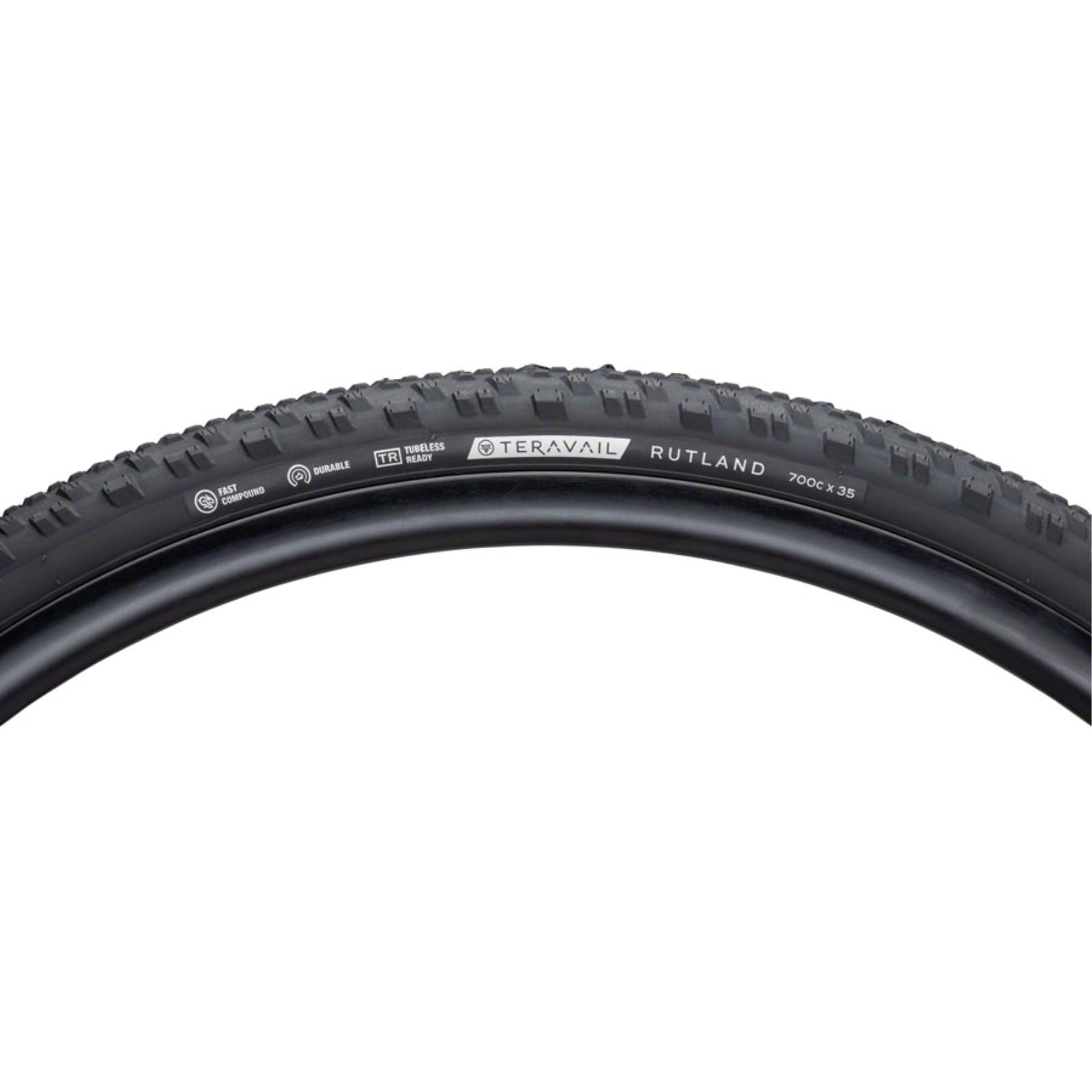 Teravail Rutland Tire - 700 x 35, Durable, Black, Fast Compound [MPN: 19-000333]_1341884