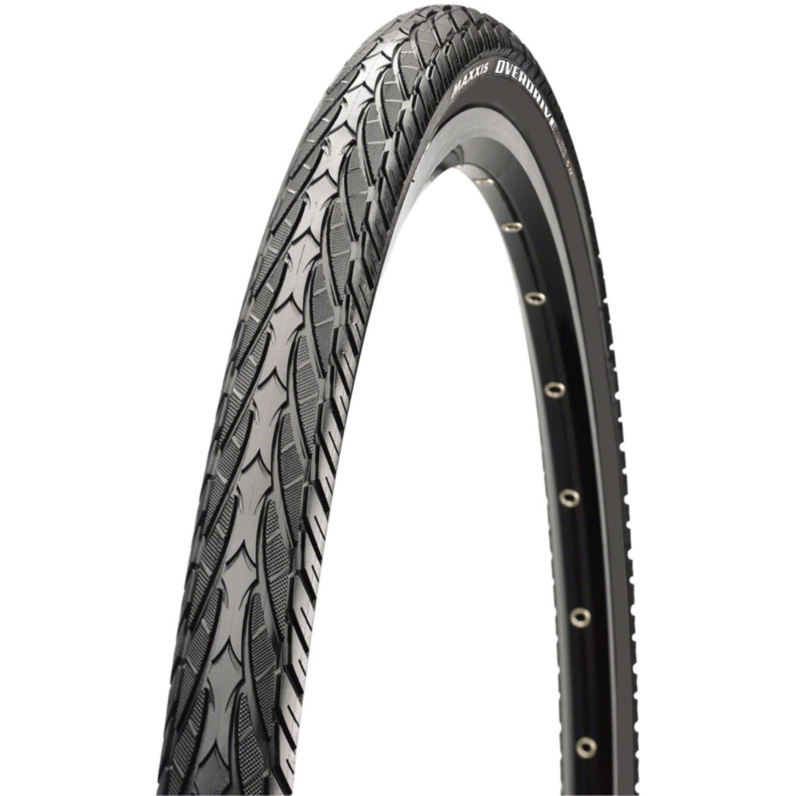 Maxxis - Bicycle Overdrive Excel Tire - 700 x 35, Clincher, Wire, Black, SilkShield TB00394100_1341974