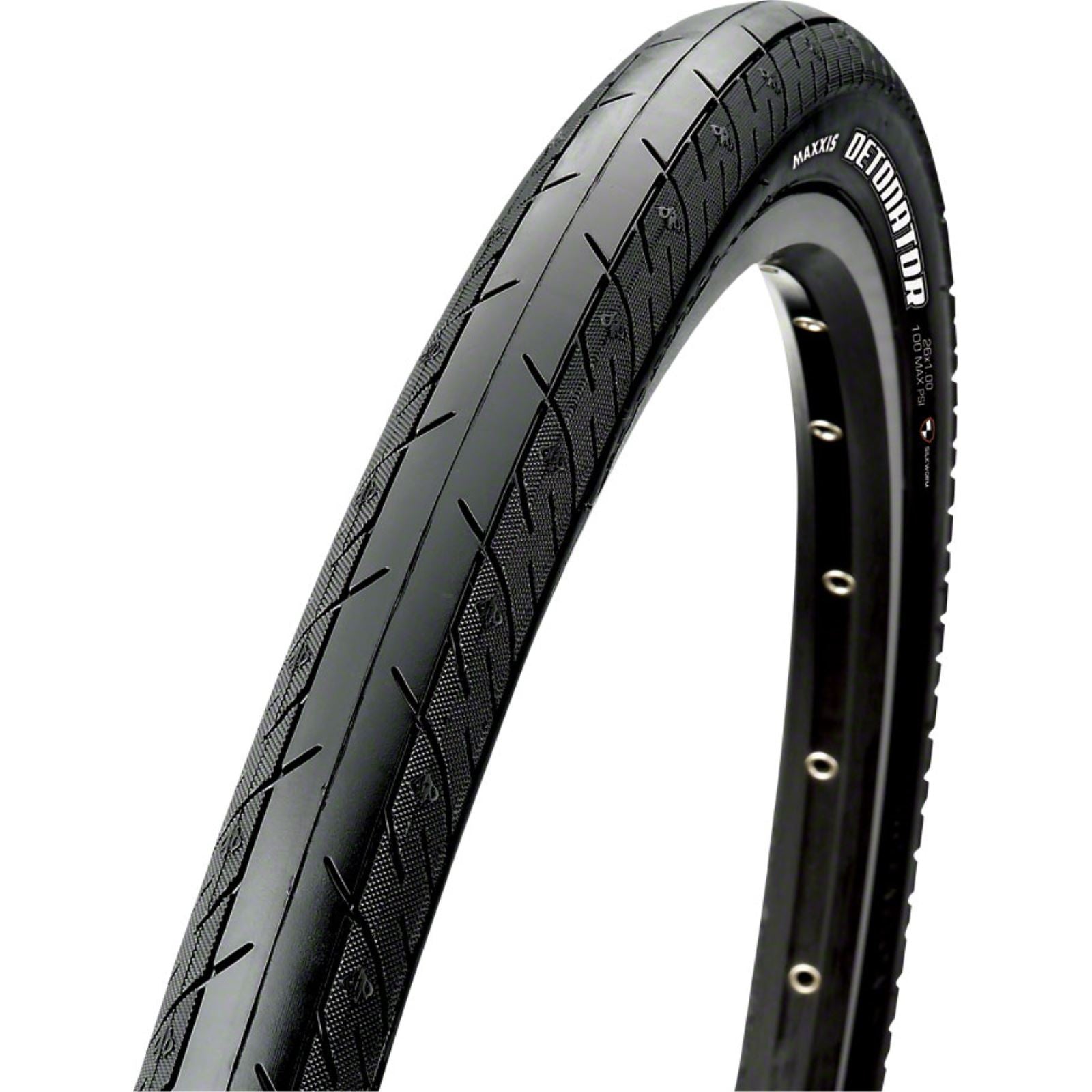 Maxxis - Bicycle Detonator Tire - 700 x 23, Clincher, Wire, Black TB00361700_1341977