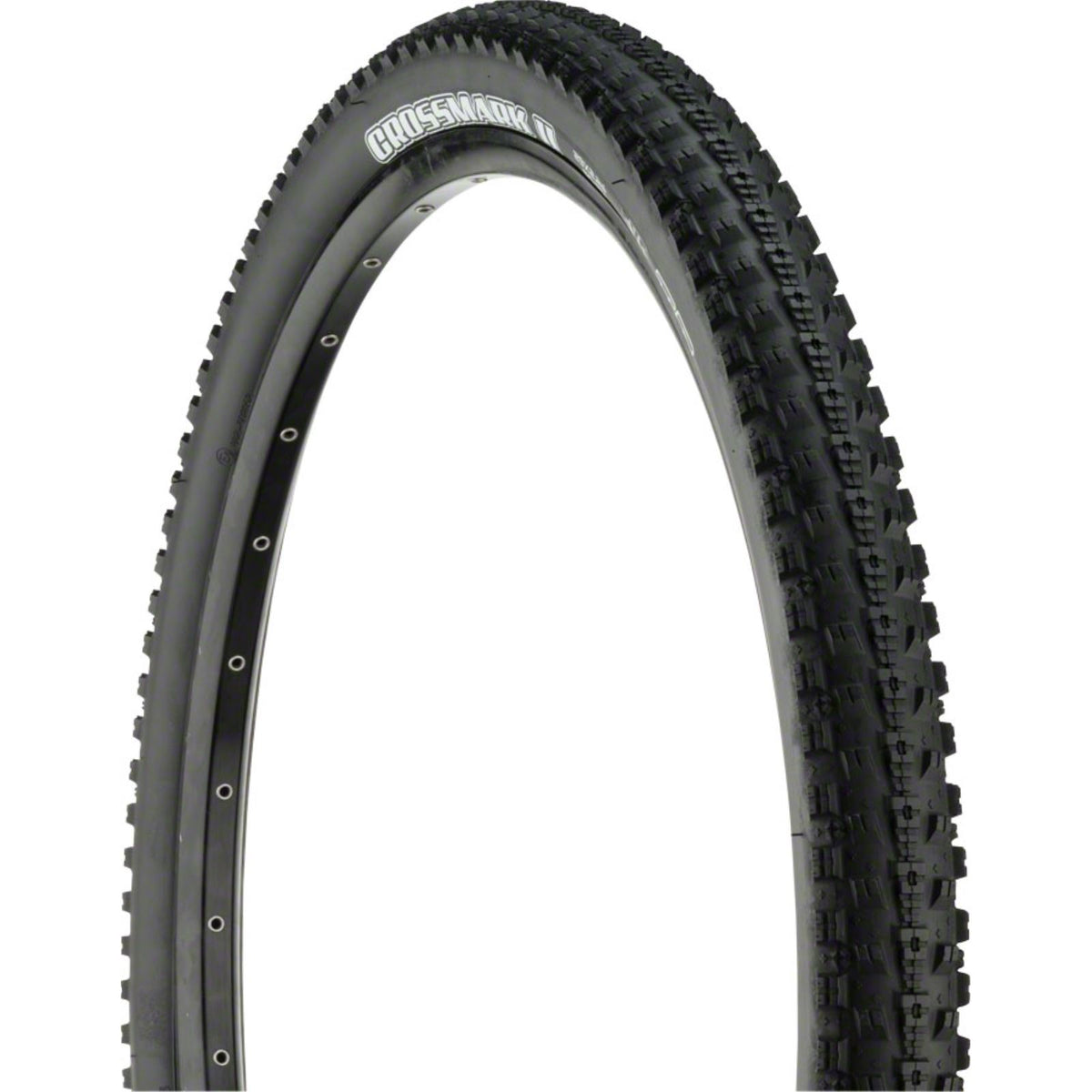 Maxxis - Bicycle Crossmark II Tire - 26 x 2.1, Clincher, Wire, Black [MPN: TB00359600]_1341983