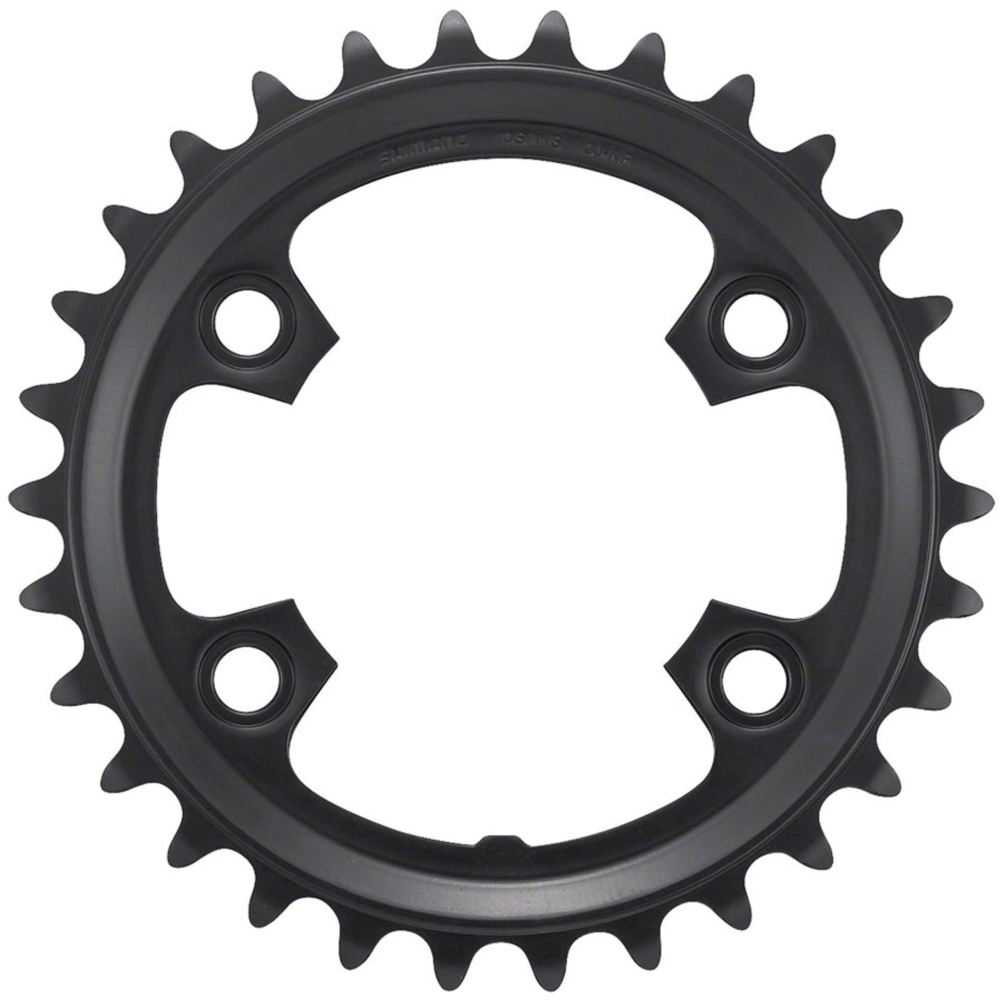 Shimano Chainring - 30t - 80mm BCD - For 2x10 and 2x11 - Black [MPN: Y0K630000]_1342724