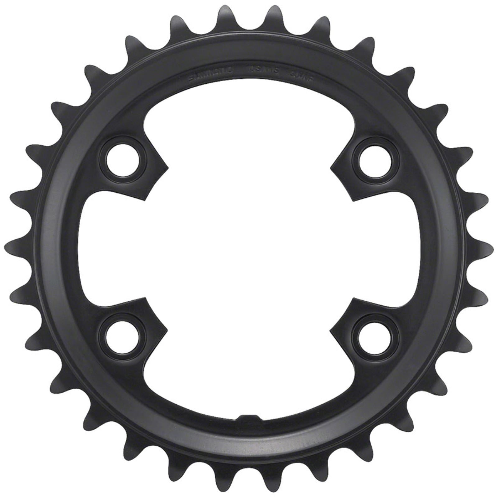 Shimano Chainring - 30t - 80mm BCD - For 2x10 and 2x11 - Black [MPN: Y0K630000]_1342724
