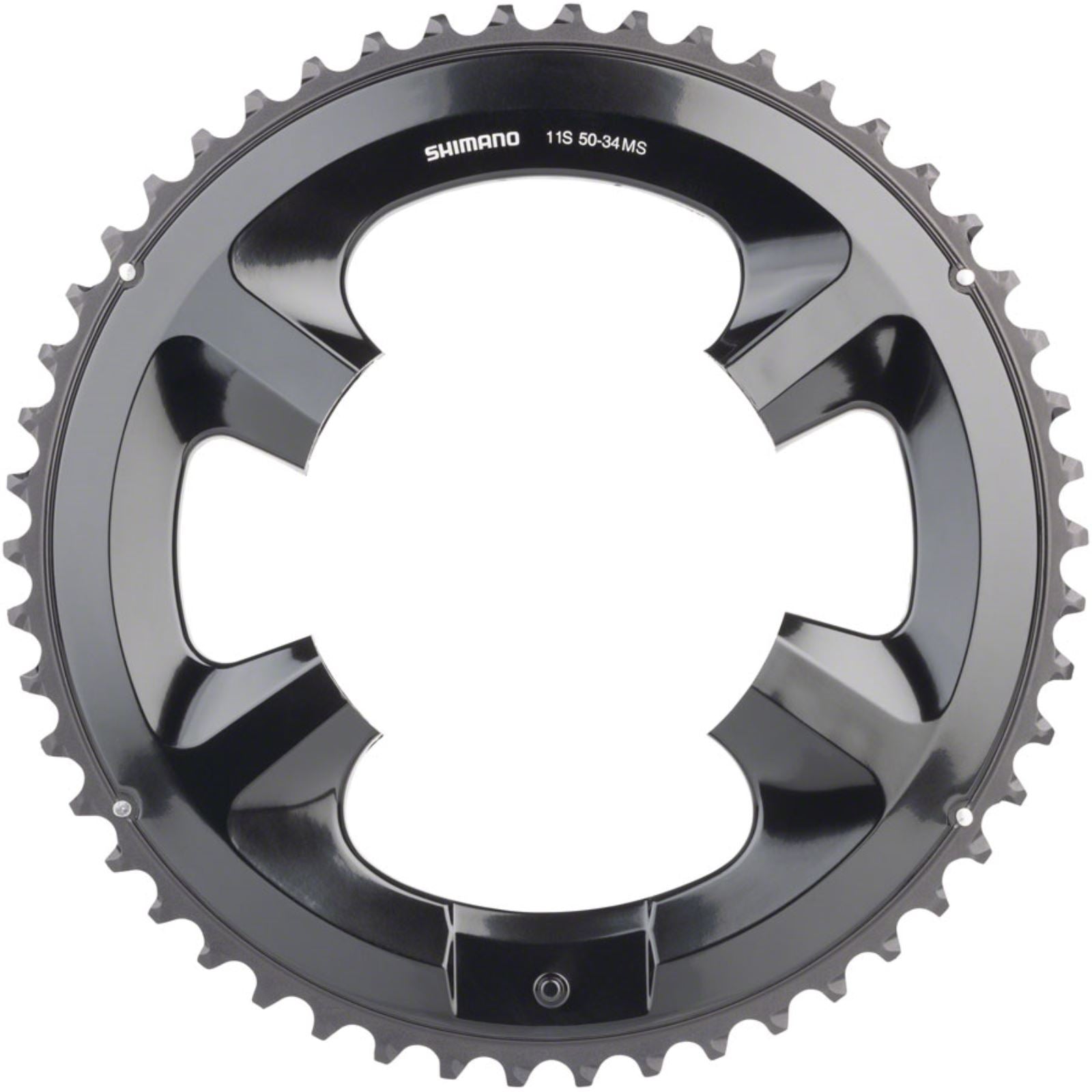 Shimano Chainring - 50t - Asymmetric 110mm BCD - Black - MS - FC-RS510 [MPN: Y1WF98010]_1342728