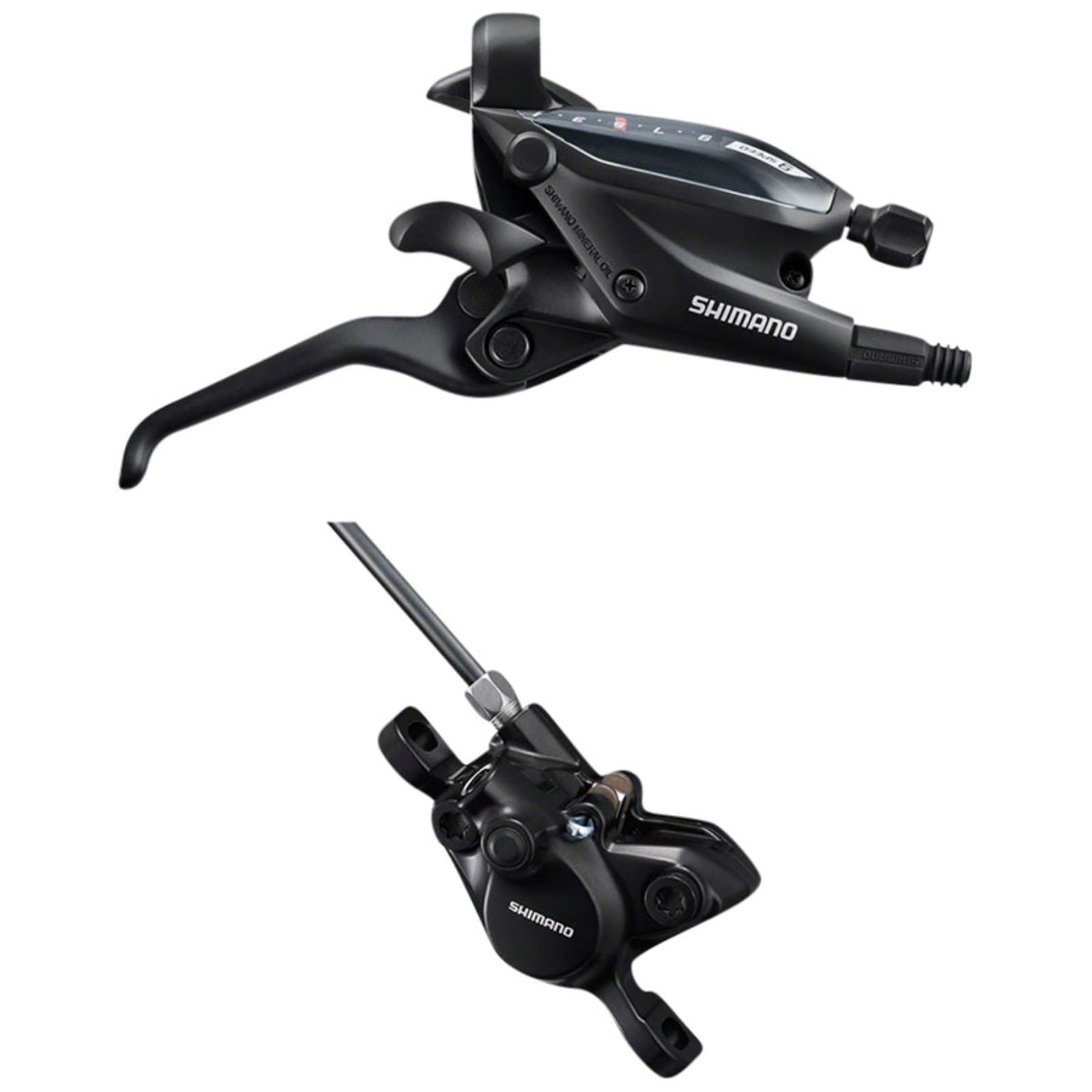 Shimano Shift/Brake Lever & Disc Brake Caliper Set - Right/Rear Black [MPN: EEF5052K9RXRA170P3]_1342791