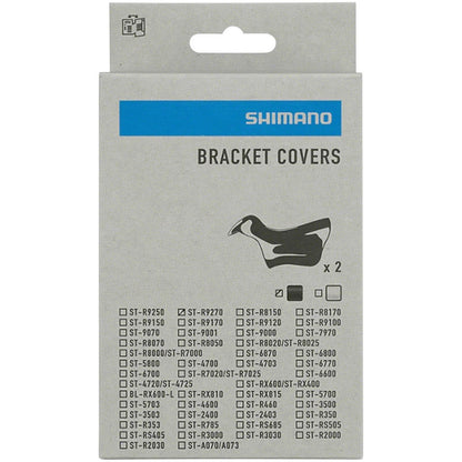 Shimano Lever Hoods - Black - Pair - Dura-Ace ST-R9270 Di2 STI  [MPN: Y0MX98010]_1342854