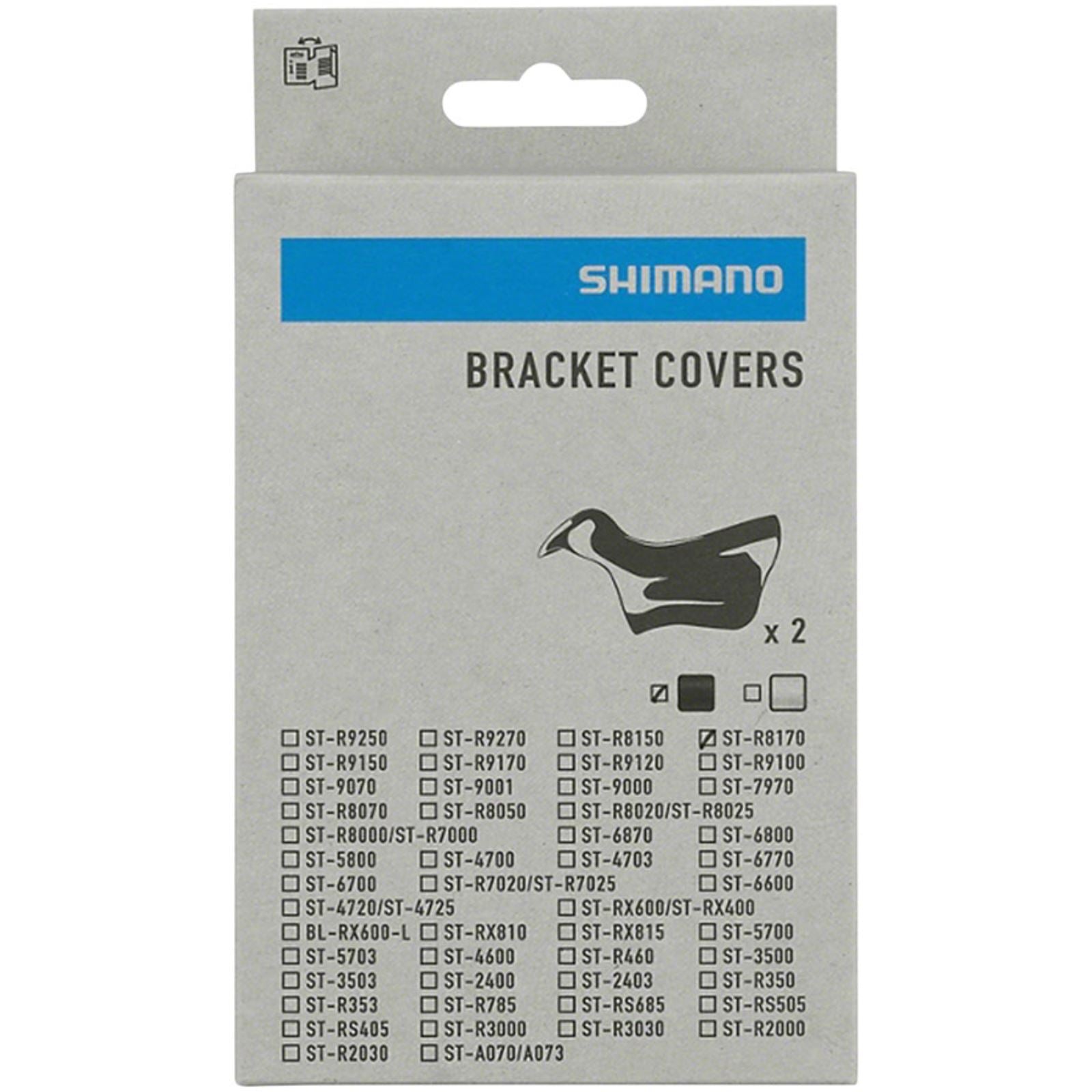 Shimano Lever Hoods - Black - Pair - Ultegra ST-R8170 Di2 - STI [MPN: Y0NS98010]_1342857