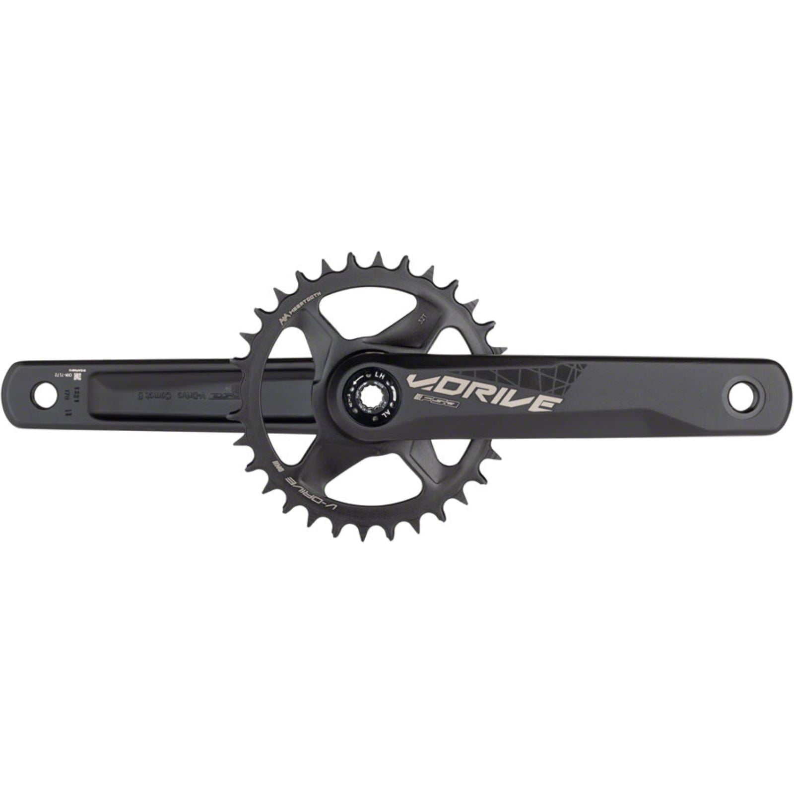 Full Speed Ahead V-Drive Modular 1x Crankset - 170mm, 11/12-Speed, 32t, Black [MPN: 313-0291433050]_1342893