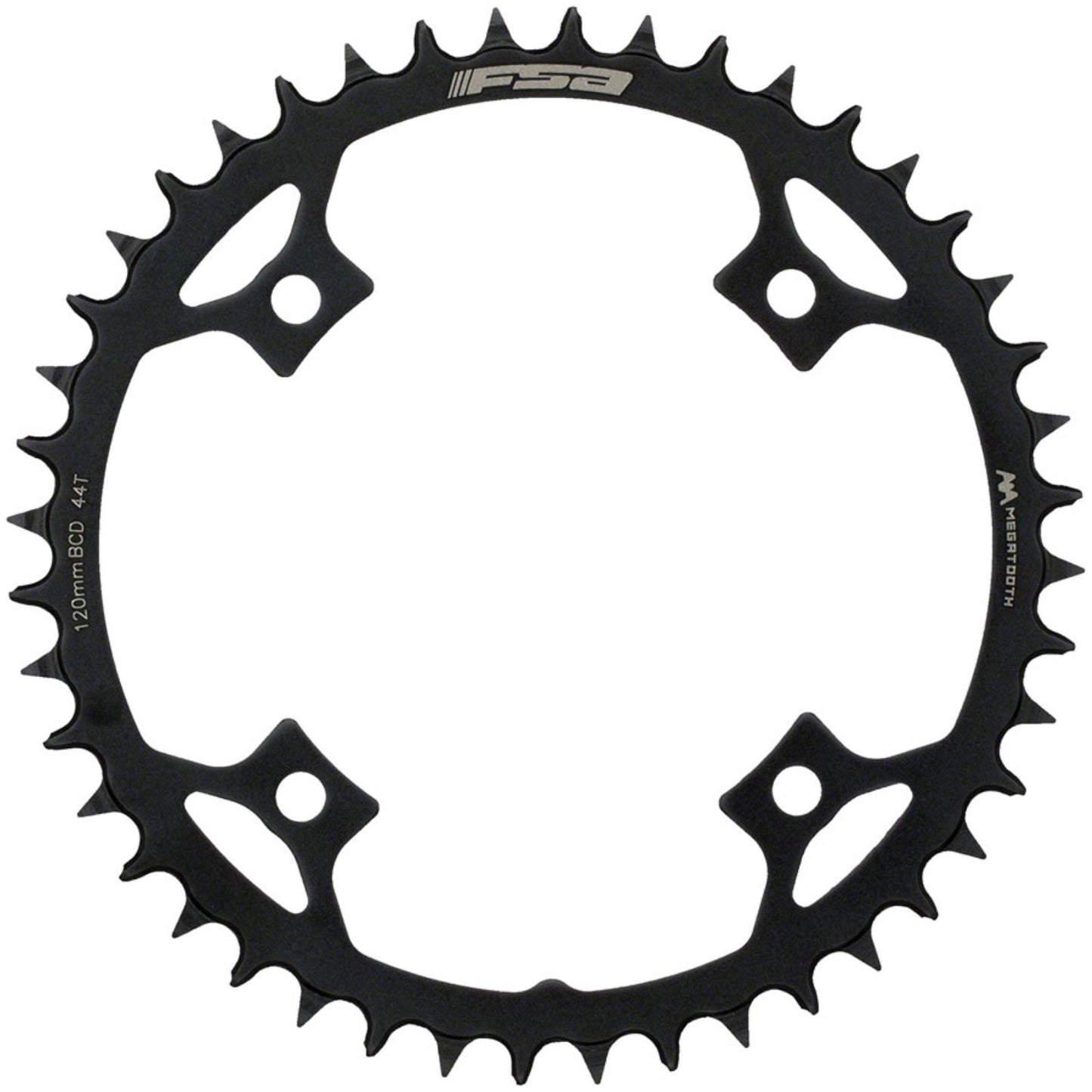 Full Speed Ahead Chainring - 44t, 120mm BCD, Aluminum, Black [MPN: 370-0165010050]_1342889