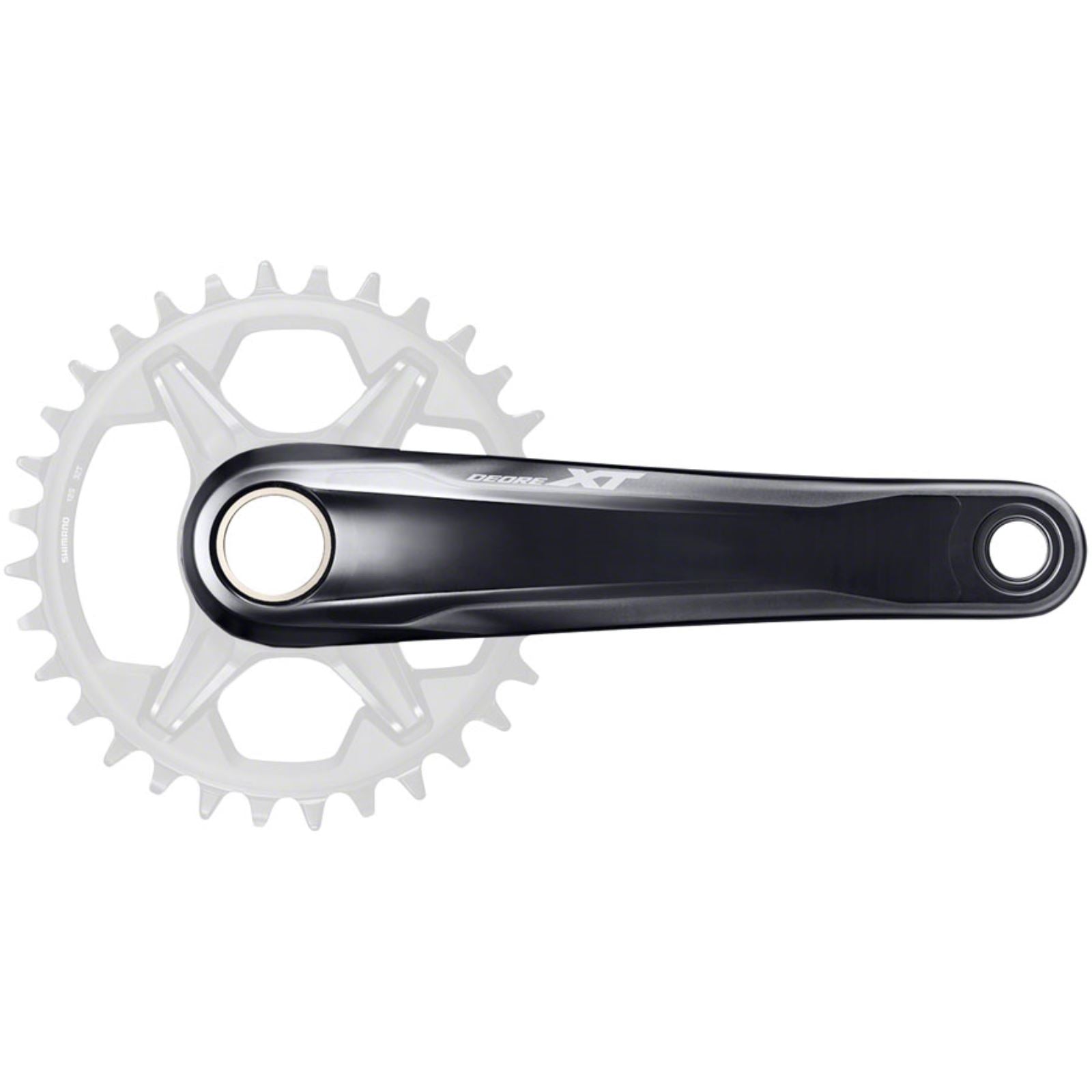 Shimano DEORE XT FC-M8130-1 Crankset - 170mm, 12-Speed, Black [MPN: IFCM81301CXXT]_1342945