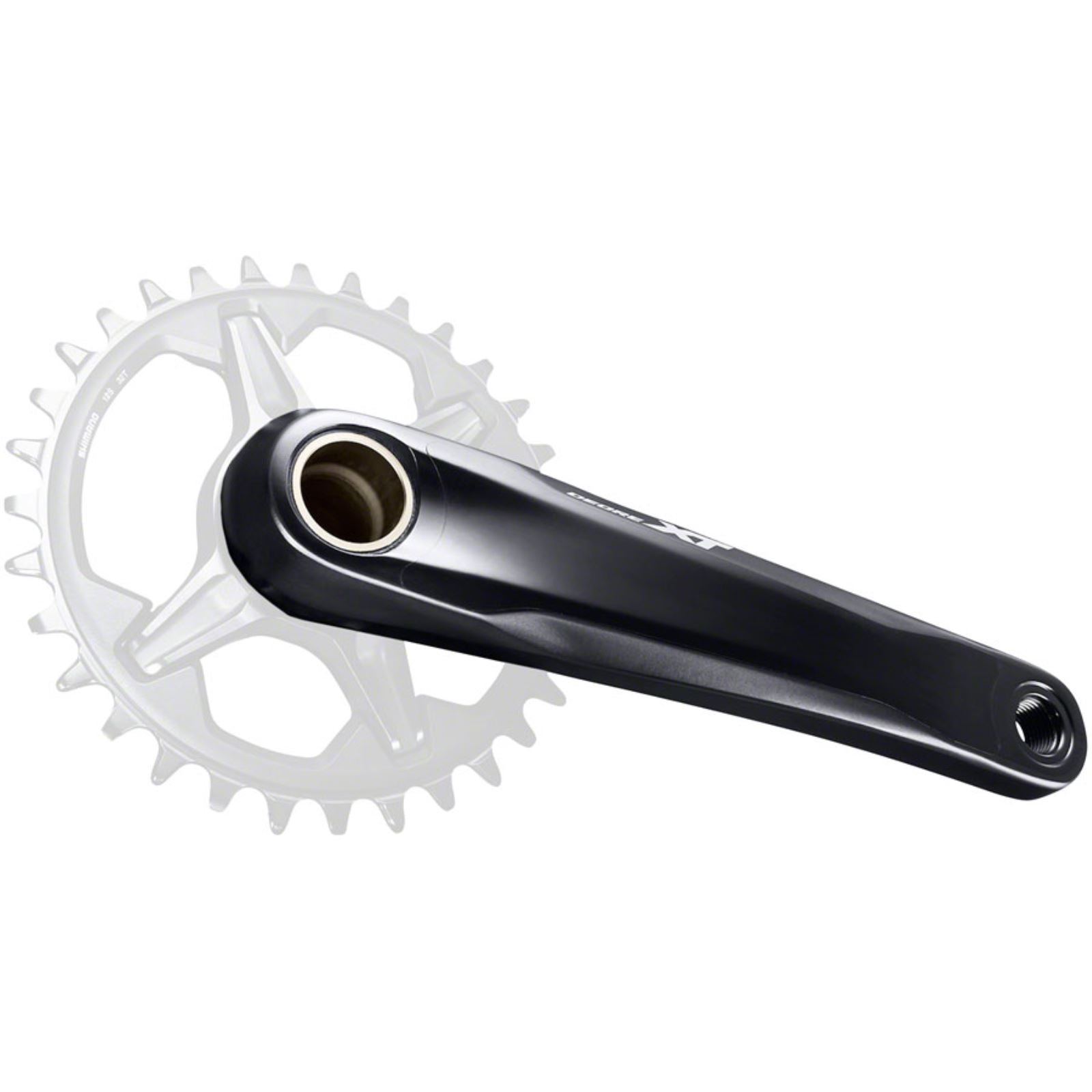 Shimano DEORE XT FC-M8130-1 Crankset - 170mm, 12-Speed, Black [MPN: IFCM81301CXXT]_1342946