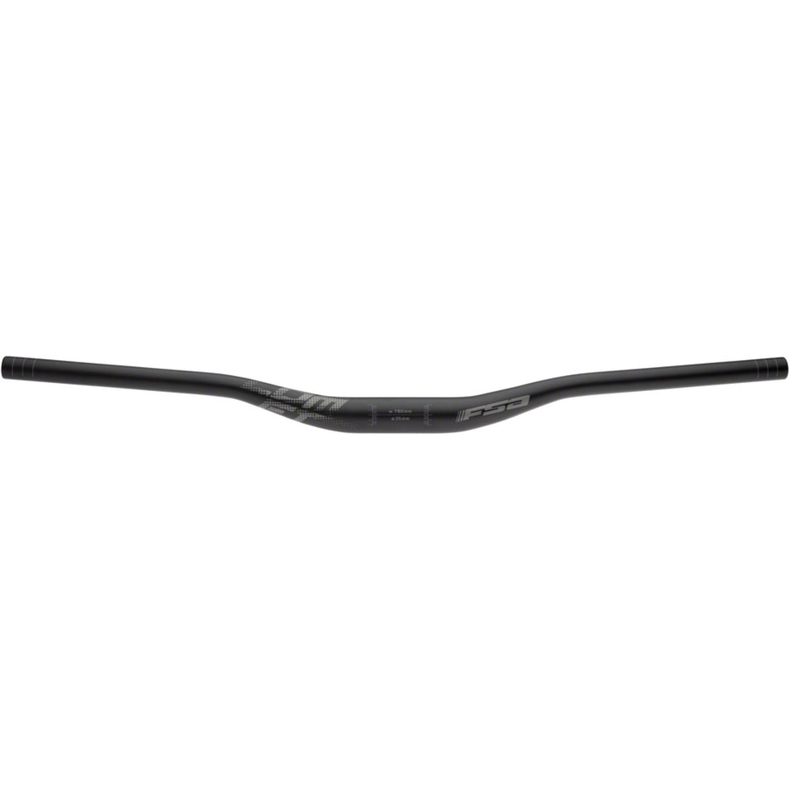 Full Speed Ahead Comet Riser Handlebar - Aluminum, 35.0mm, 25mm Rise, 760mm, Black [MPN: 180-00490AB050]_1342923