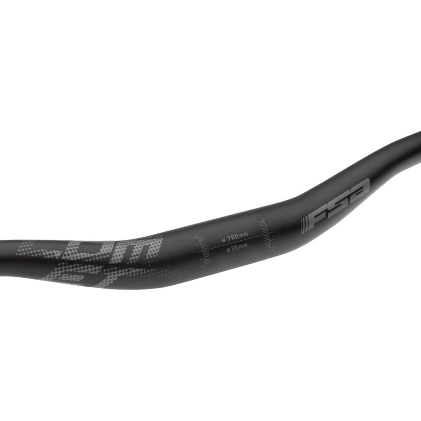 Full Speed Ahead Comet Riser Handlebar - Aluminum, 35.0mm, 25mm Rise, 760mm, Black [MPN: 180-00490AB050]_1342925