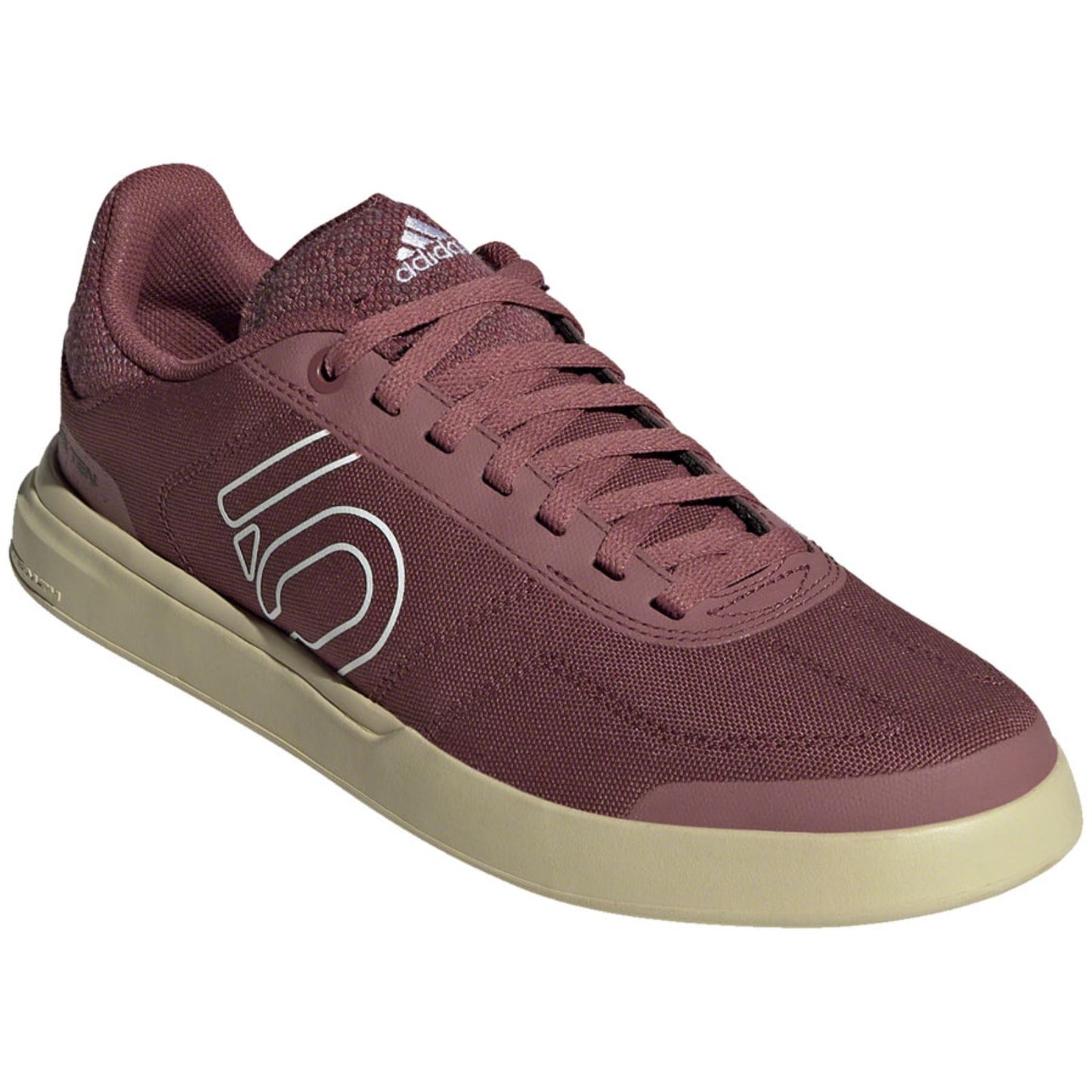 Five Ten Sleuth DLX Canvas Flat Shoes - Women's Quiet Crimson/Beige - Size 10 [MPN: GZ9867-10]_1343195