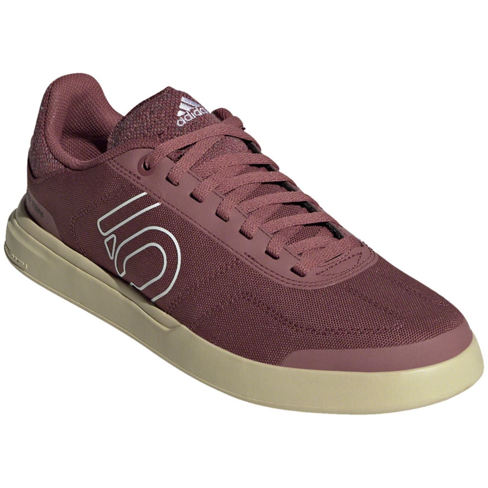 Five Ten Sleuth DLX Canvas Flat Shoes - Women's Quiet Crimson/Beige - Size 10 [MPN: GZ9867-10]_1343195