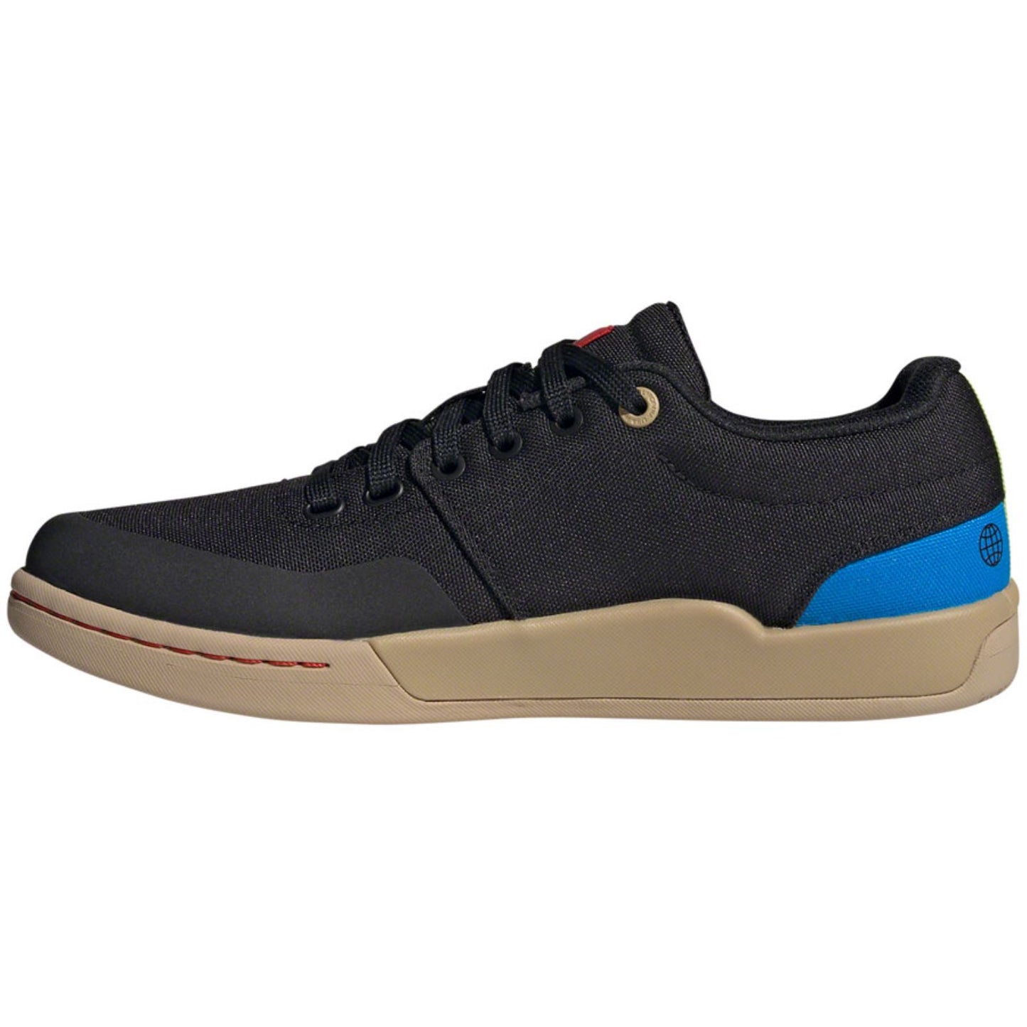 Five Ten Men's Freerider Pro Canvas Flat Shoes - Black/Carbon/Lime_1343616